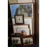 A QUANTITY OF PICTURES AND PRINTS