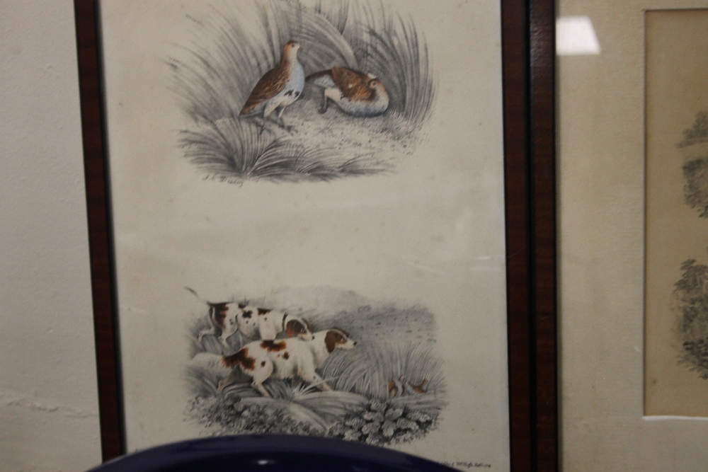 THREE FRAMED HUNTING PRINTS to include a lithograph by W. & J. O. Clerk after Edward Lacey frame - Bild 4 aus 4