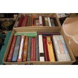 TWO BOXES OF FOLIO SOCIETY BOOKS