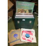 A QUANTITY OF LP RECORDS AND SINGLES