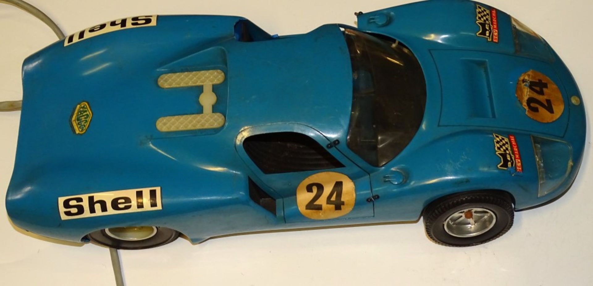 Rennwagen JOUET MONT-BLANC MATRA 1970er Jahre,Alters-u. Gebrauchsspuren,Karosserie lose,1:12 - Bild 4 aus 10