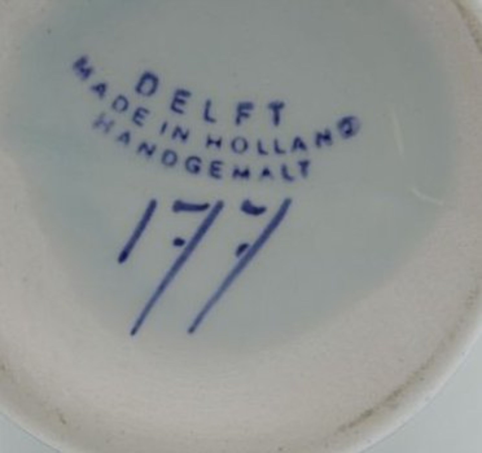 kl. Krug, Delft, Holland, H-18cm. - Bild 4 aus 4