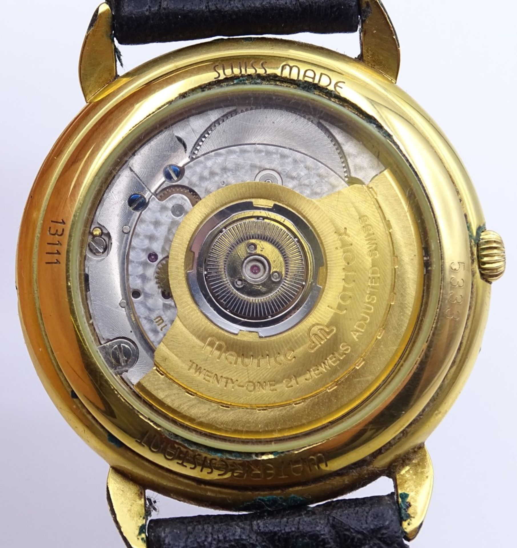 HAU "Maurice Lacroix-Phase de Lune",automatic,Werk läuft,vergoldet,ref. 13111,d-36,0mm,Tragespure< - Bild 7 aus 7