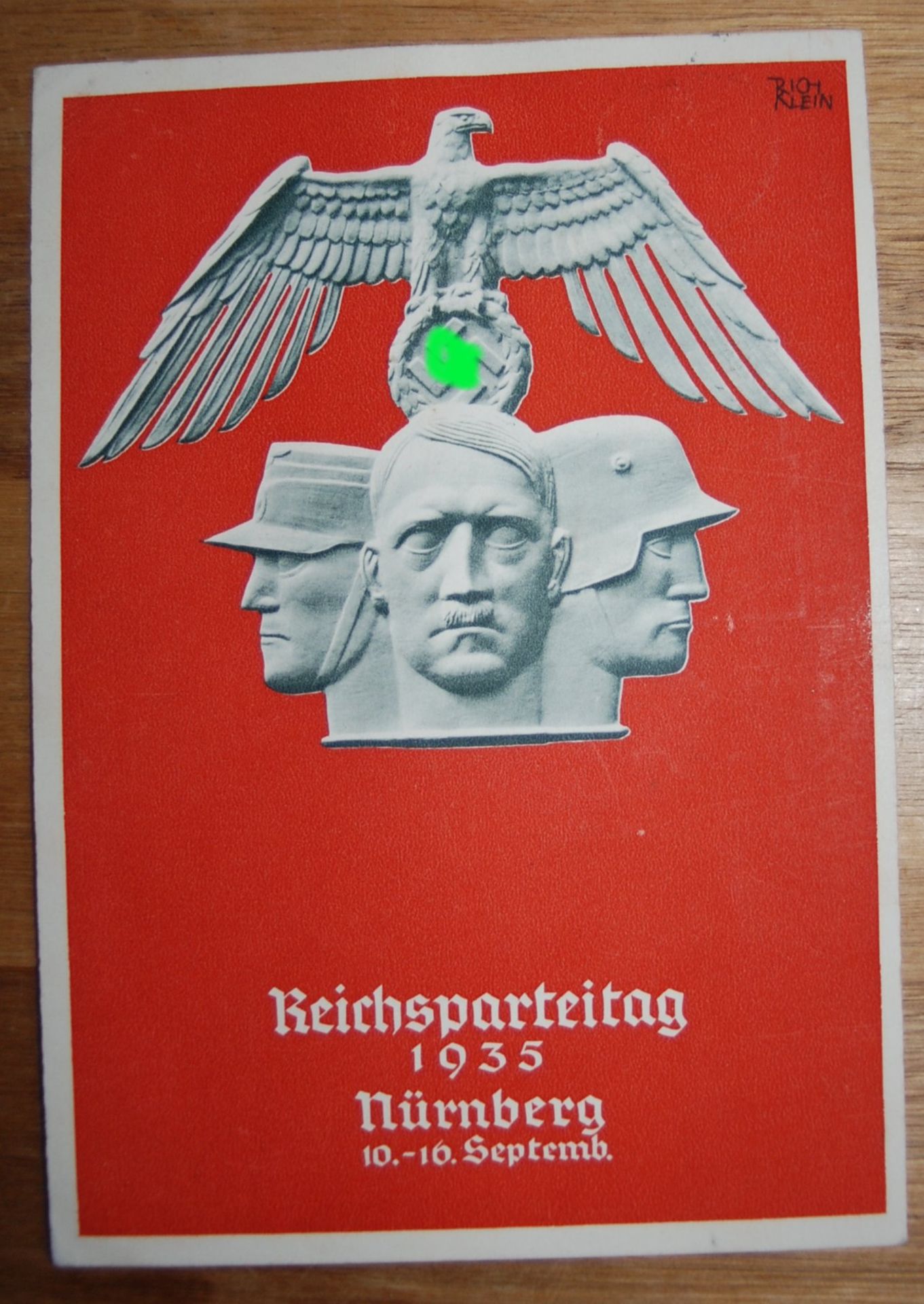 Festpostkarte Nürnberger Parteitag 1935, Frz. Eher Nachf<