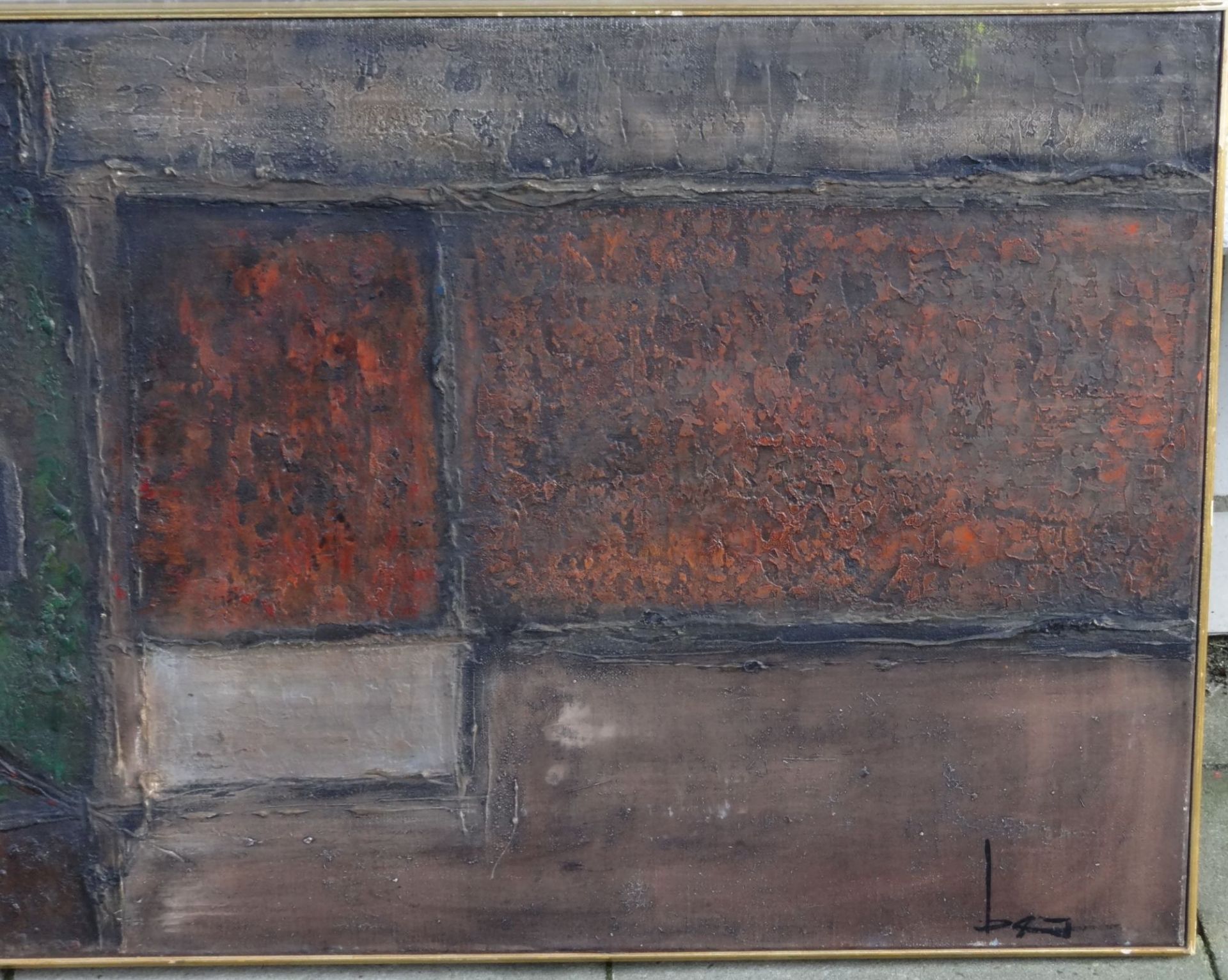 Manuel BEA CERVERA , 1960 (1934-1997), ohne Titel, Öl/Leinen, gerahmt, 55x90 c< - Bild 4 aus 6