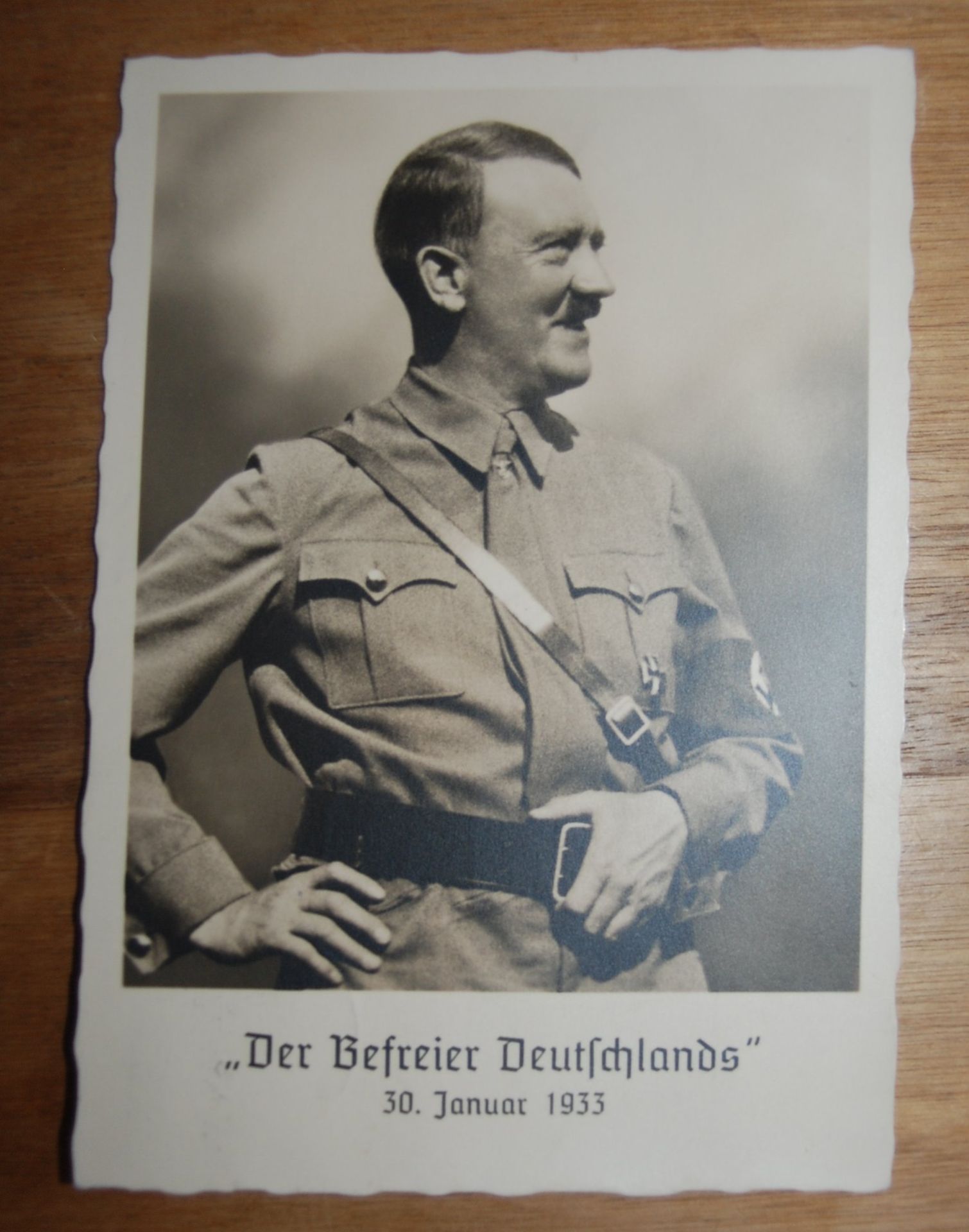 Postkarte "Der Befreier Deutschlands" 1933 , gelaufen
