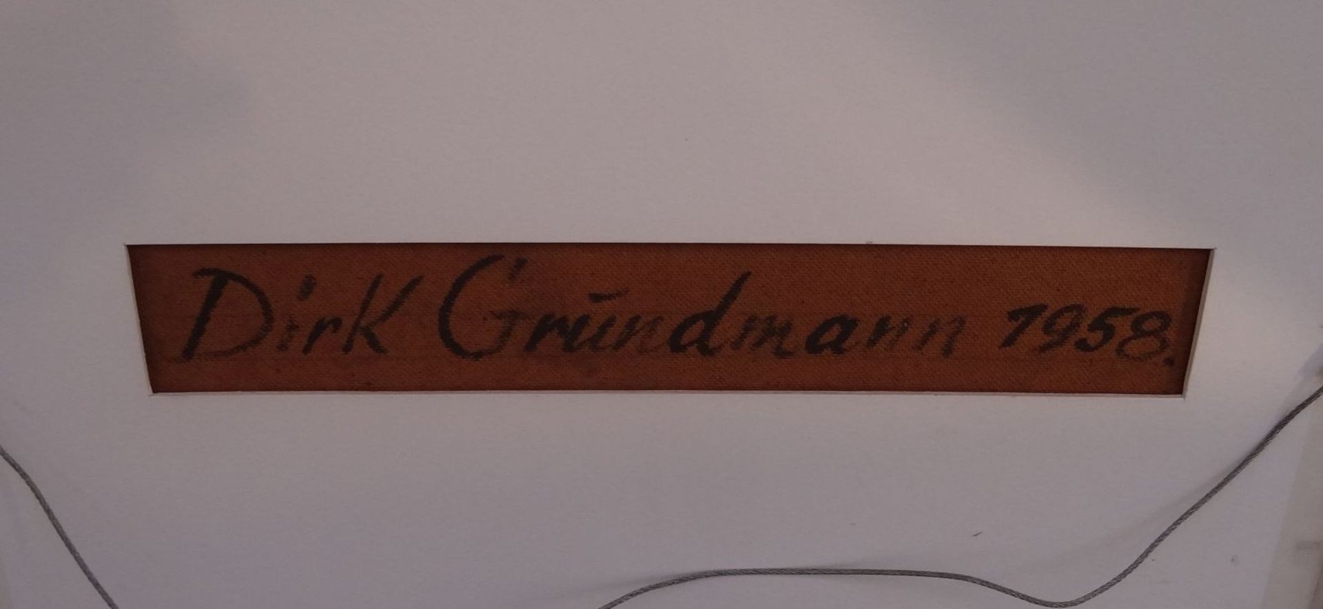 Dirk GRUNDMANN (XX) "Stilleben mit Früchten", Öl/Malfaser, gerahmt 77x57<b - Bild 5 aus 5