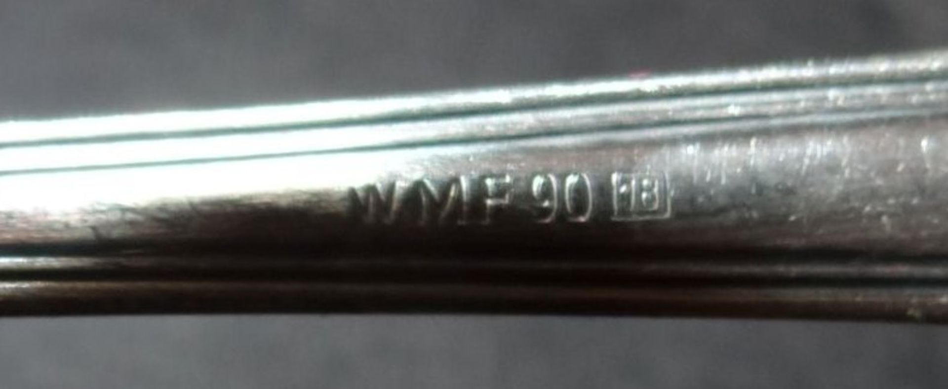 6x Kuchengabeln "WMF" versilbert, in Kasten, L-15,5 cm - Bild 4 aus 4