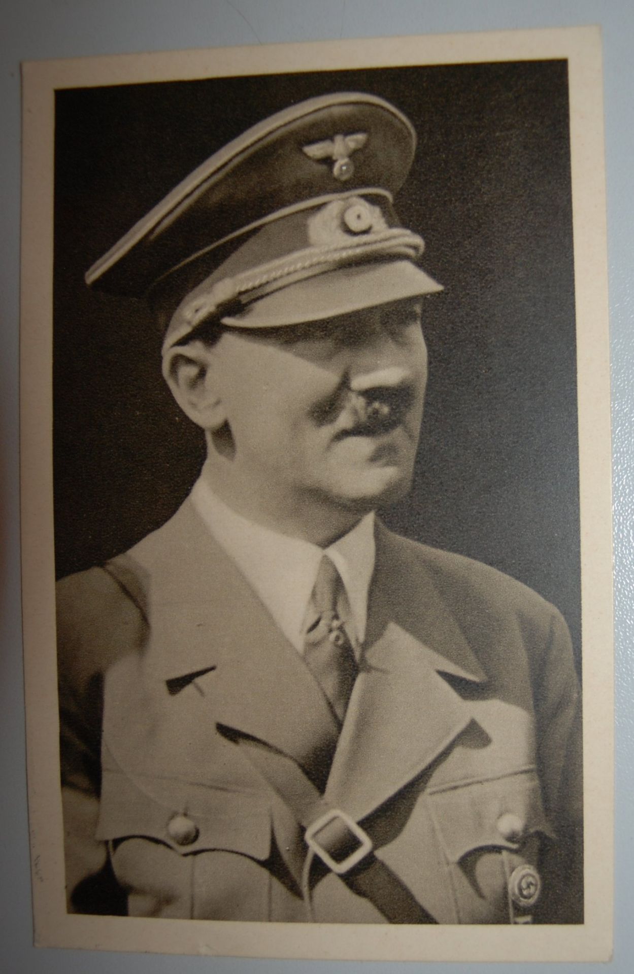 Postkarte "Der Führer" gelaufen 1938, Sonderstempe<