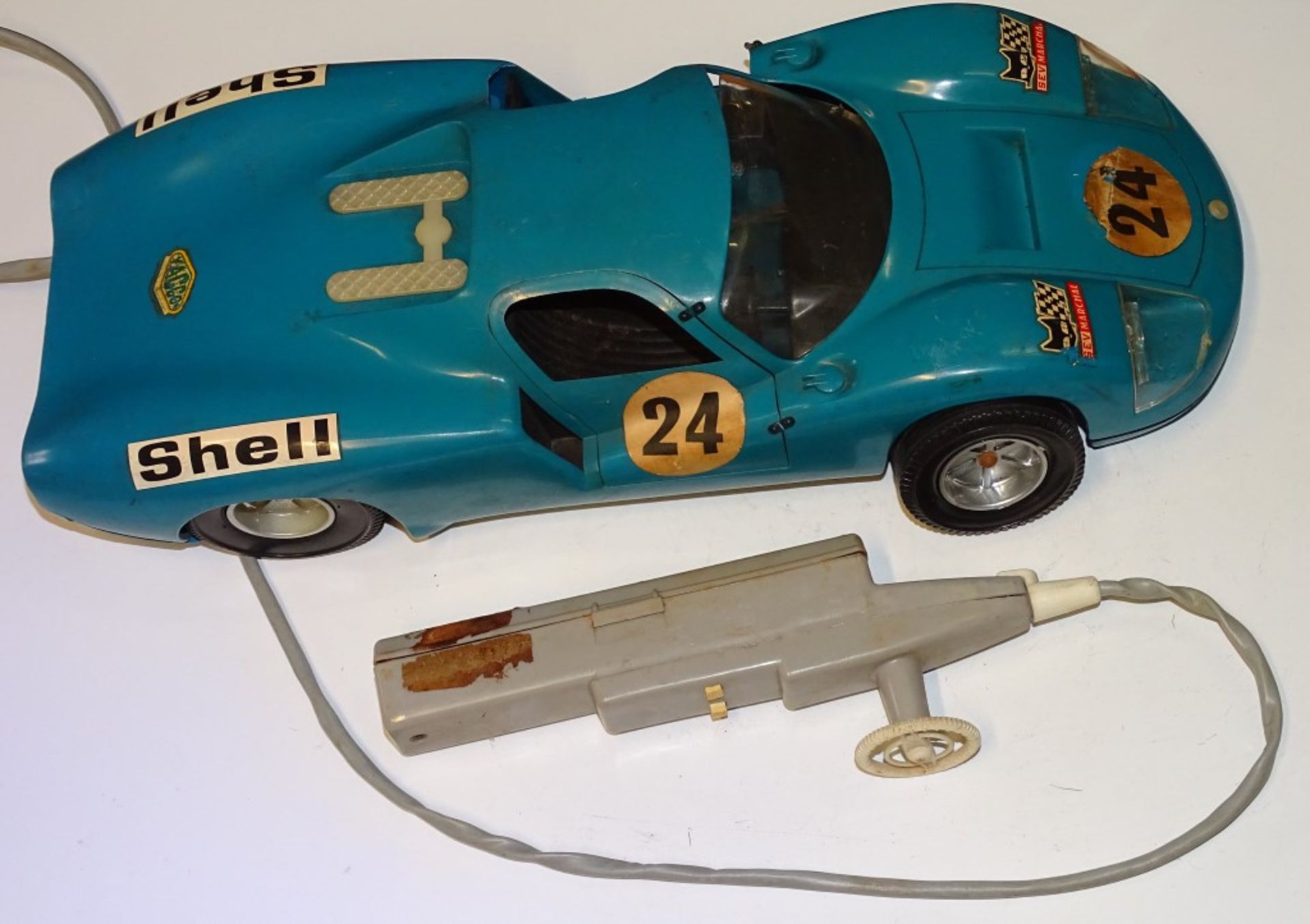 Rennwagen JOUET MONT-BLANC MATRA 1970er Jahre,Alters-u. Gebrauchsspuren,Karosserie lose,1:12 - Bild 3 aus 10