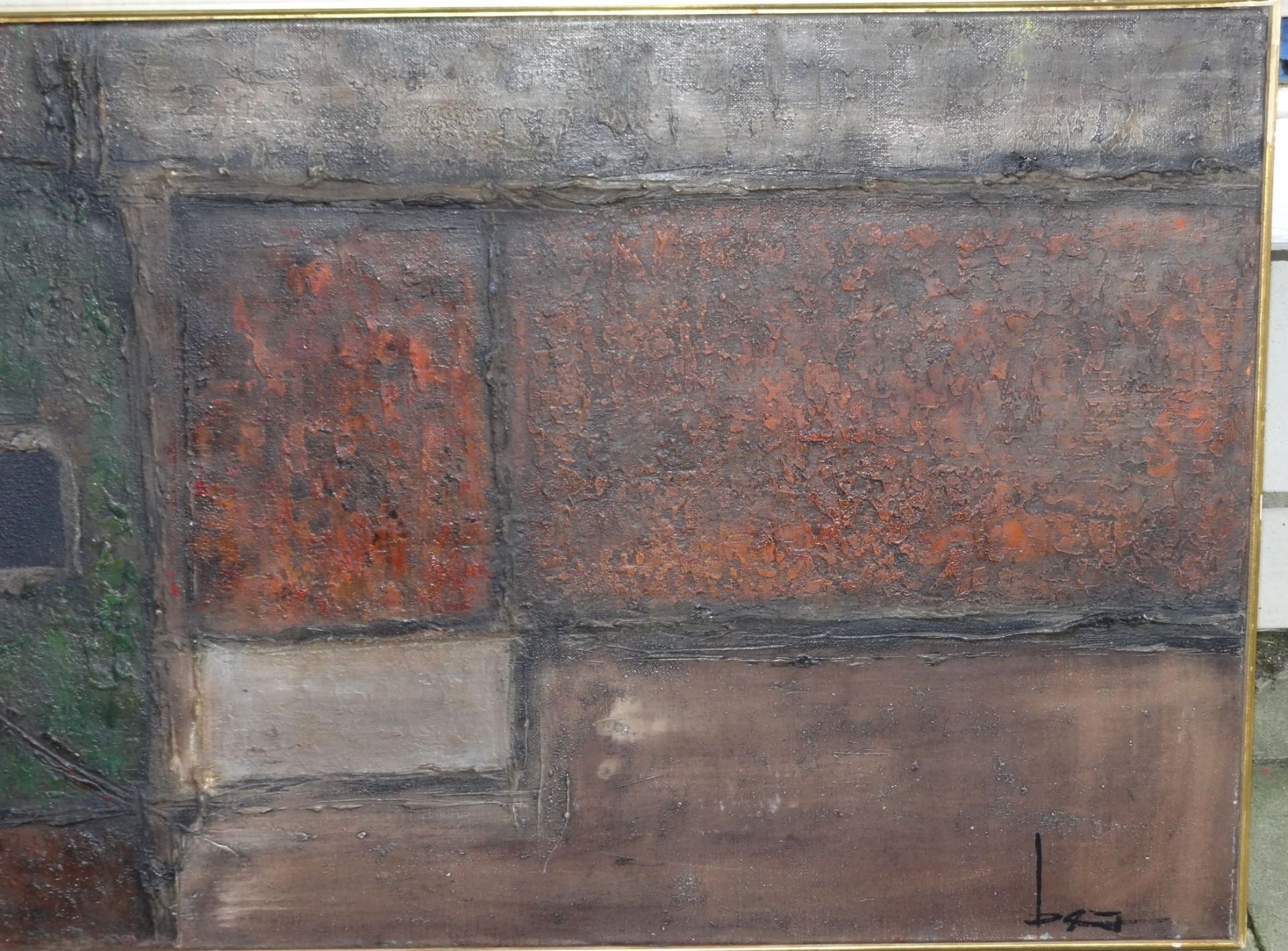 Manuel BEA CERVERA , 1960 (1934-1997), ohne Titel, Öl/Leinen, gerahmt, 55x90 c< - Bild 3 aus 6