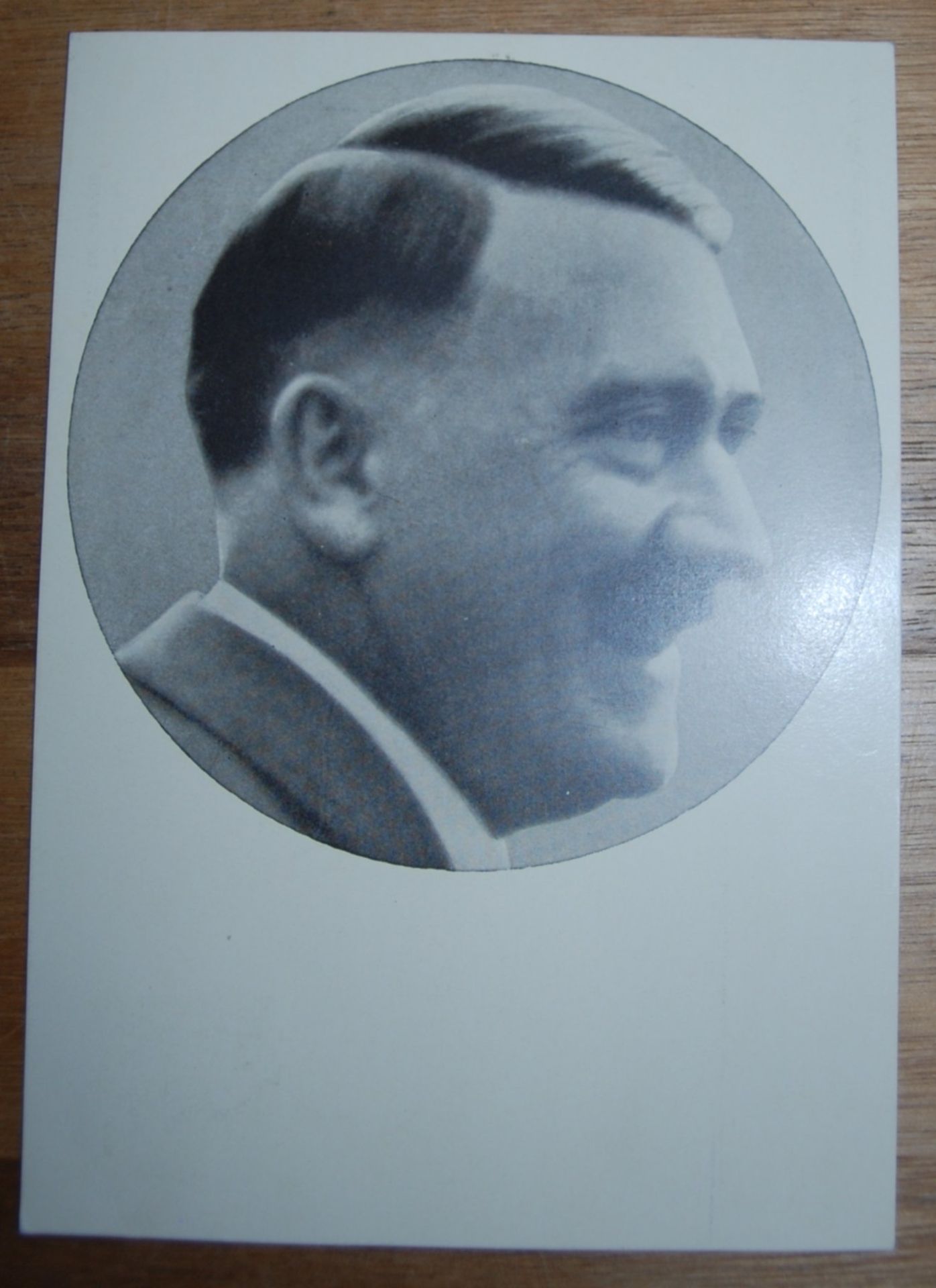 Postkarte Adolf Hitler, aus der Serie Männer der Zeit, Sonderstempel 10.10.193<