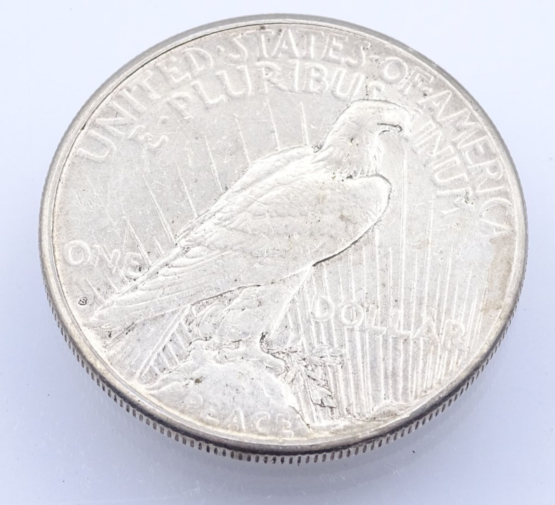 One Dollar 1923 USA,Silber, 26,6gr. - Bild 2 aus 2