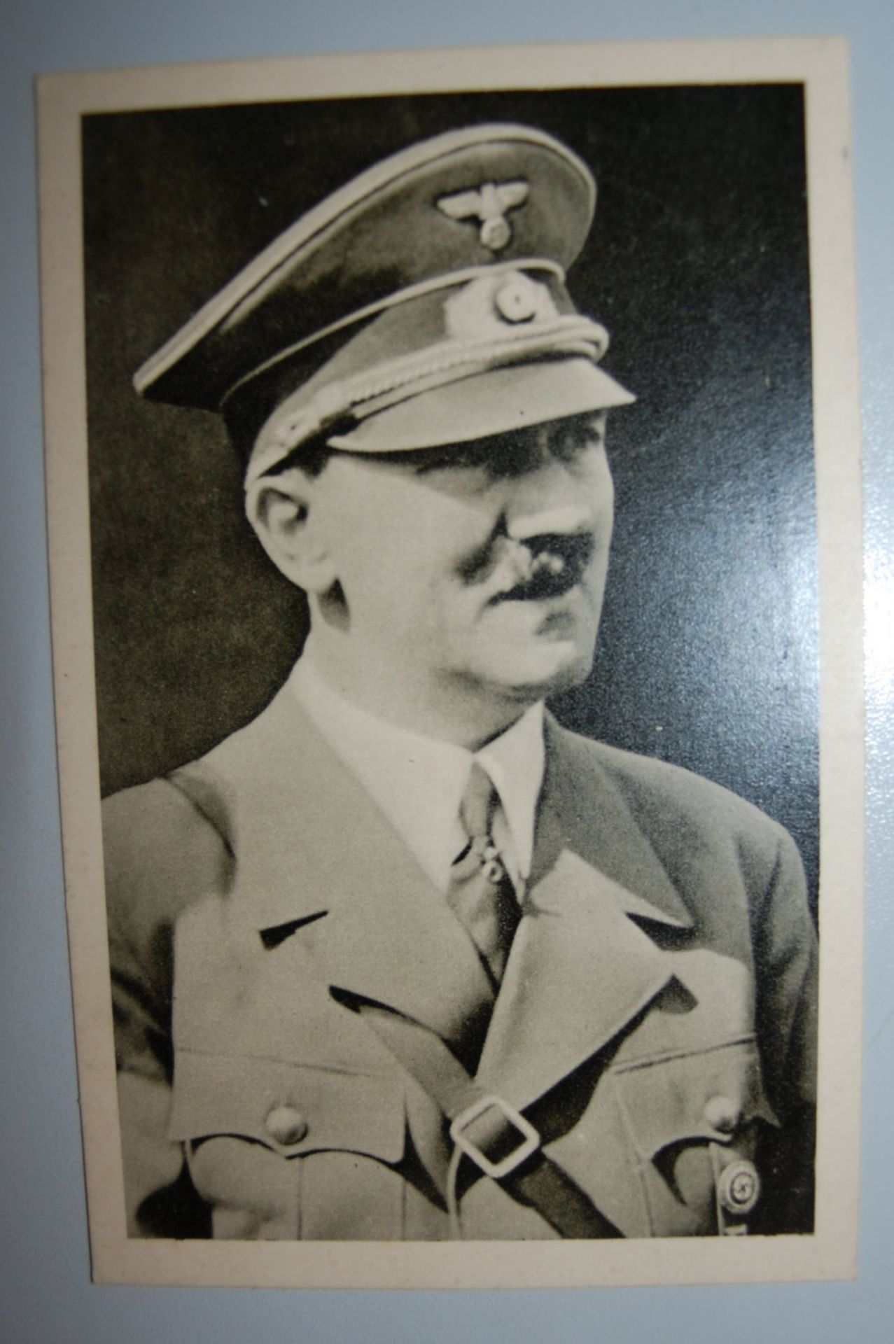 Postkarte "Der Führer in Uniform" gestempelt 1939 , Sonderstempel "Der Führer in Brü<br