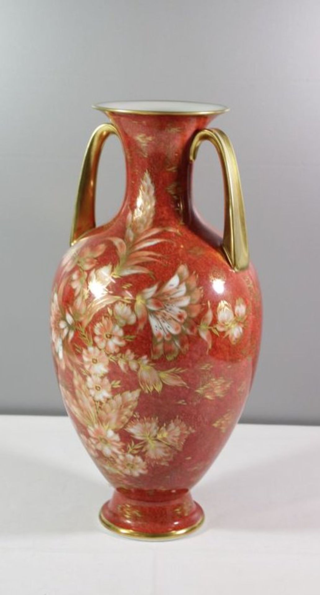 Amphoren-Vase, Rosenthal, Dekor Zaubergraten, H-36cm.