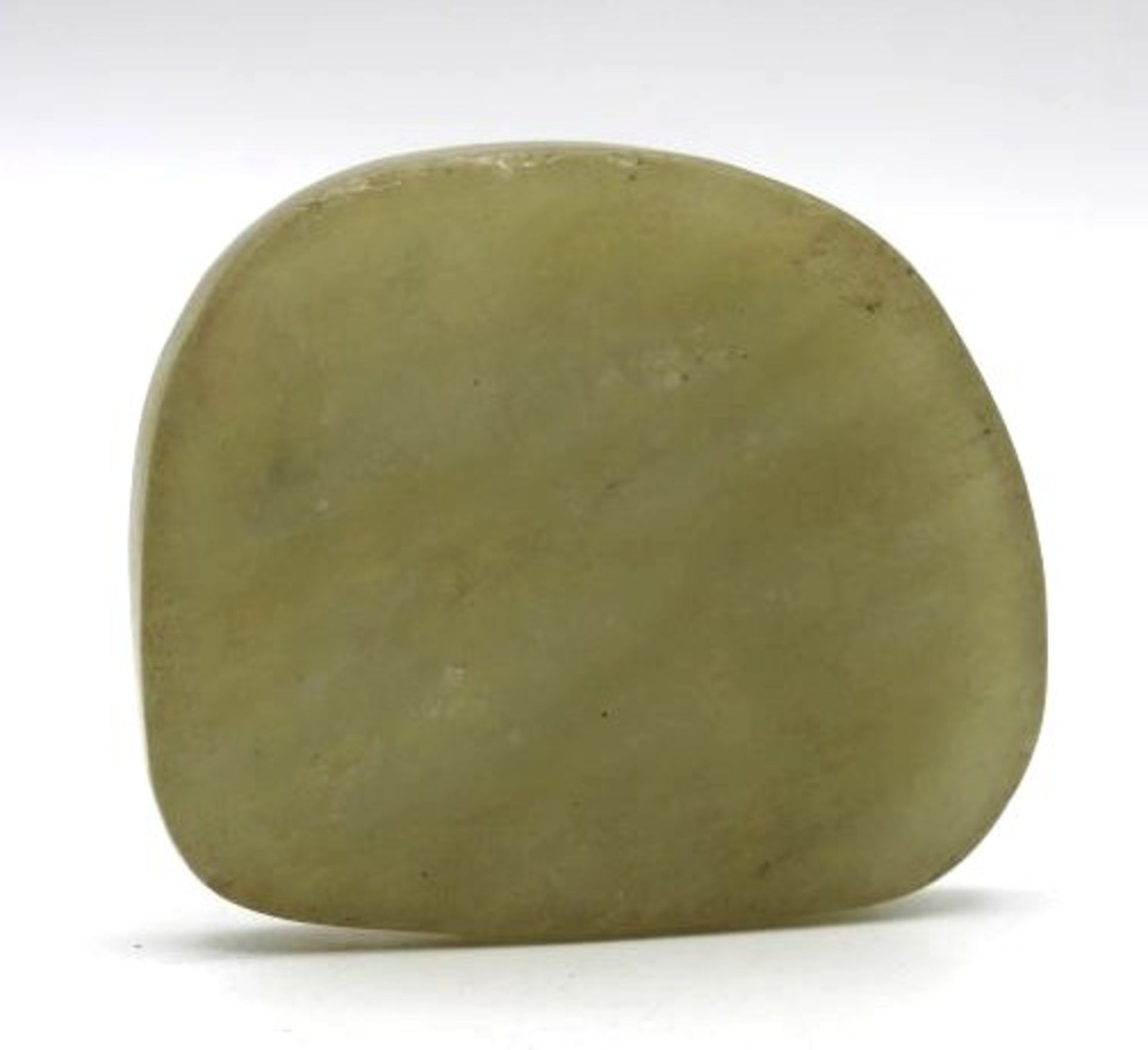 Speckstein, beschnitzt, China, 6 x 7cm. - Bild 2 aus 2