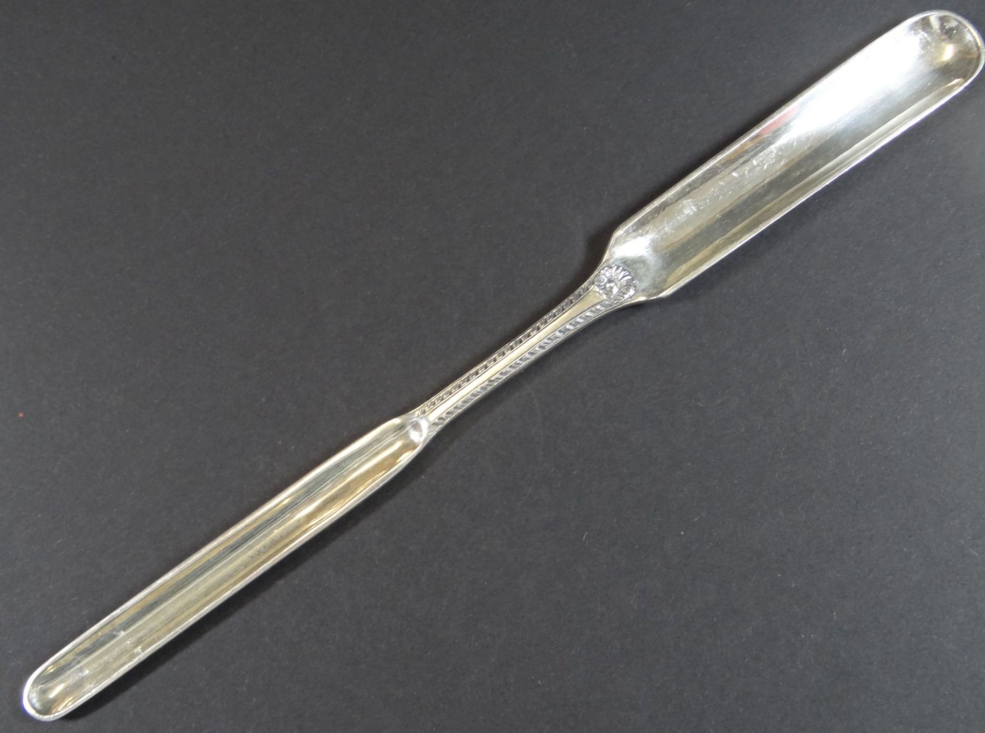 Silber Beinschaber oder ähnliches, Copenhagen, L-20 cm, Muscheldekor, 40 gr< - Bild 2 aus 5