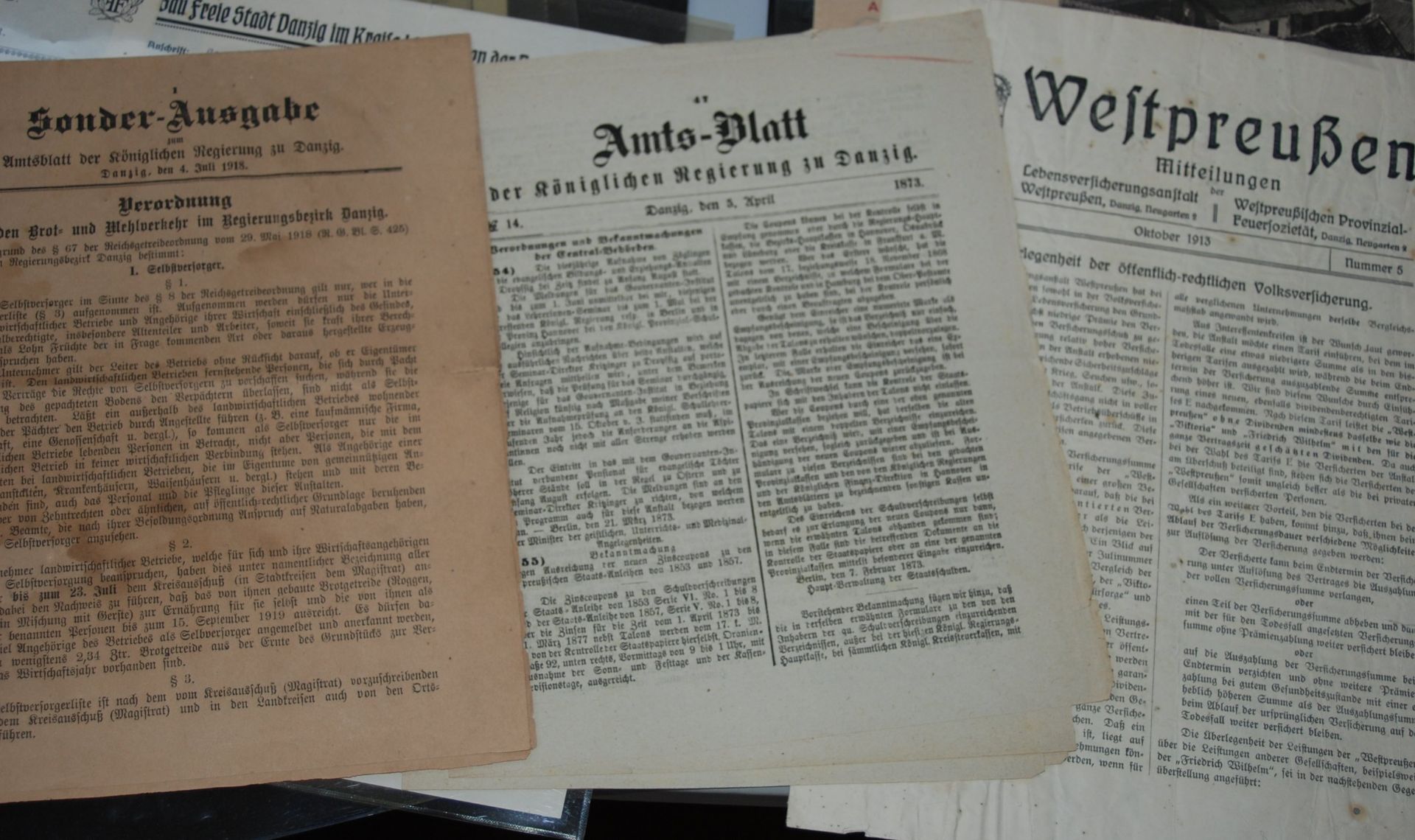 Lot Zeitschriften etc. alle Danzig betreffend, vom Danziger Dampfboot von 1843 bis ca. 1930, 12 - Bild 8 aus 9