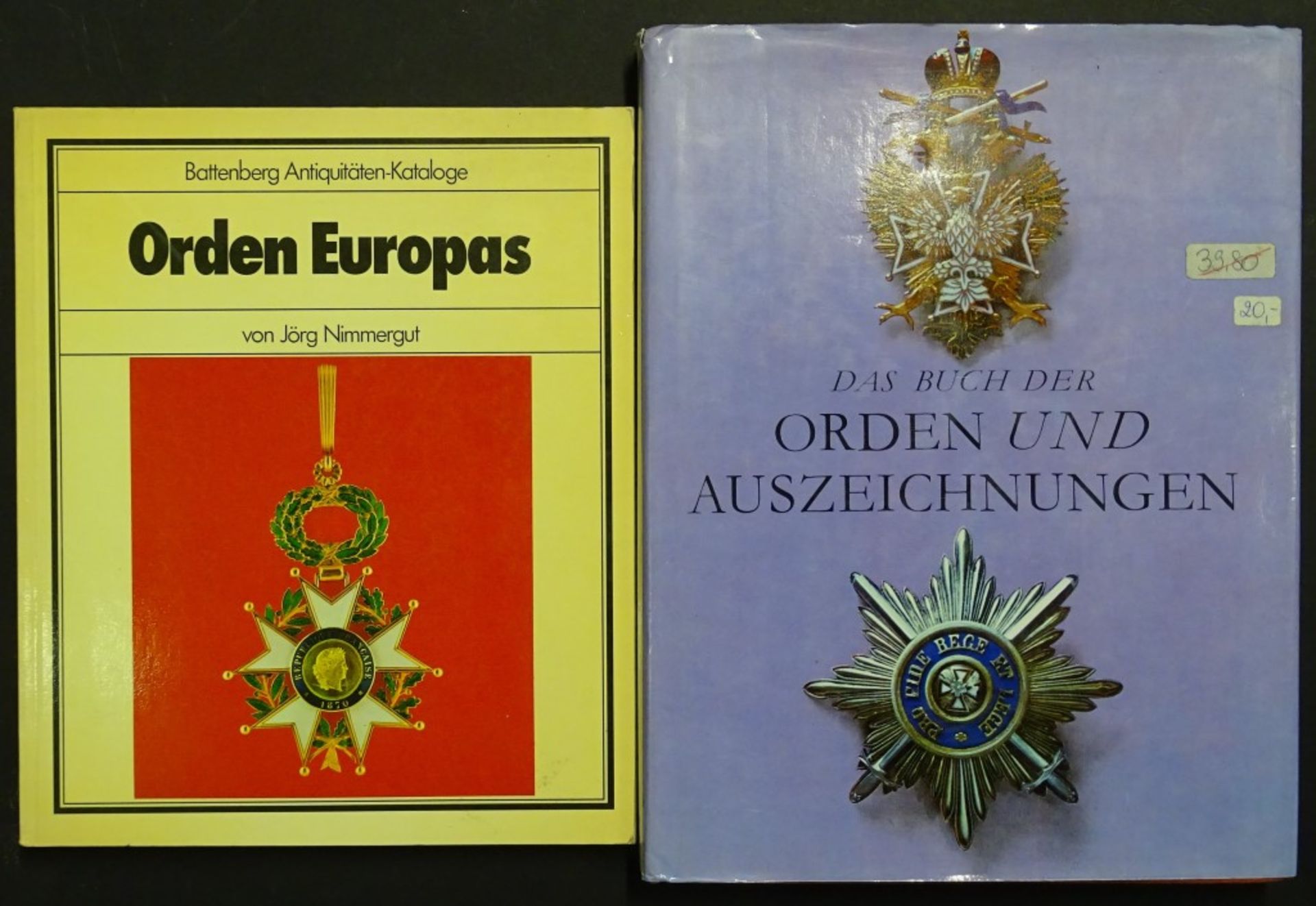 Zwei Bücher über Orden und Auszeichnungen,1976 &19