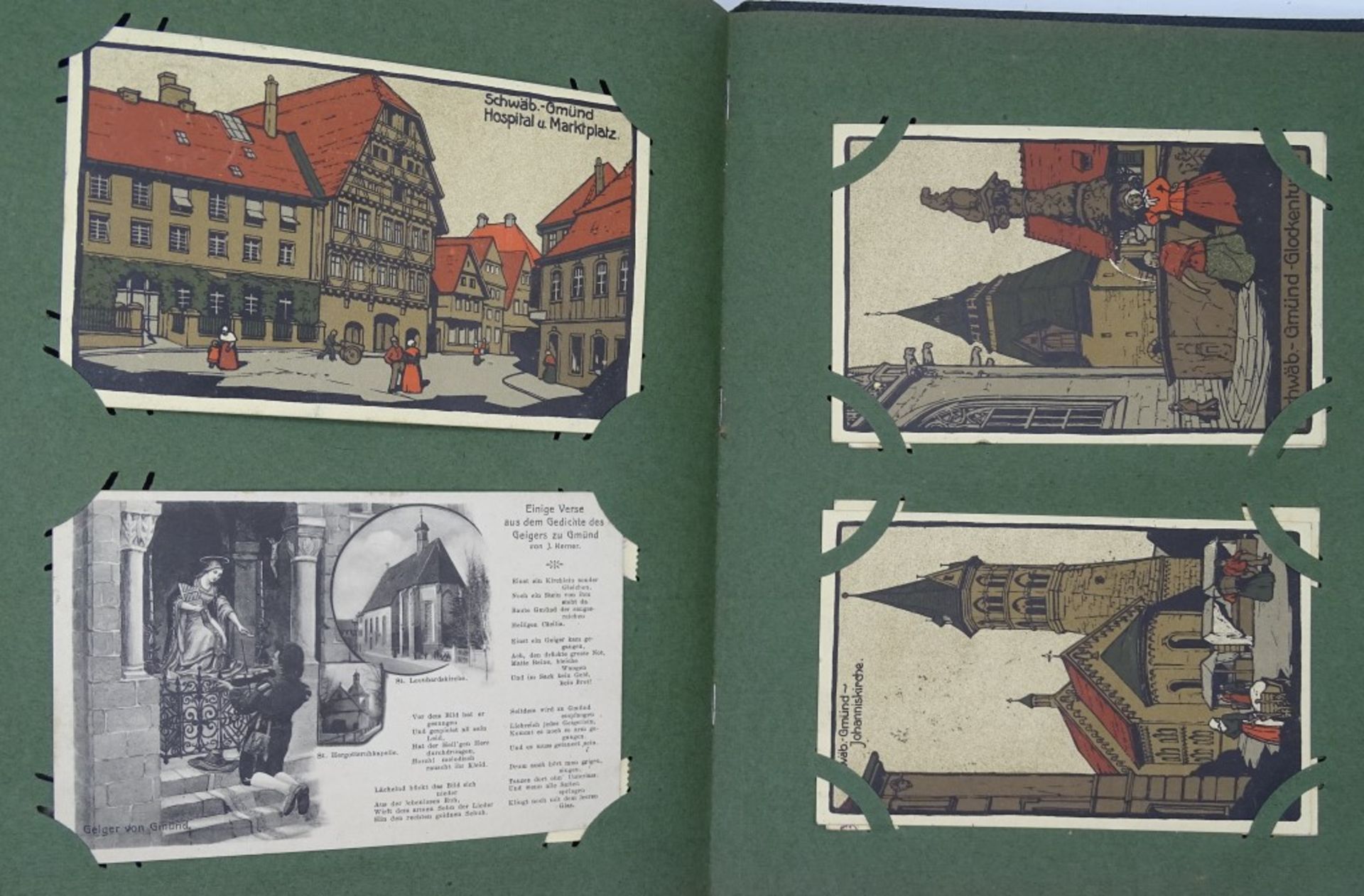 gut gefülltes Postkarten Album,gemischt,1.WK und Stadtansichten,überwiegend gelaufen,ca.297 Stück - Bild 7 aus 10