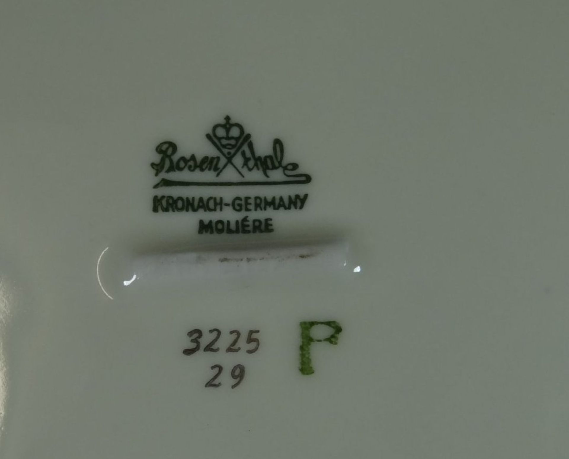 Schale "Rosenthal" Moliere mit Blümchen, H-8 cm, D-25 c - Bild 4 aus 4