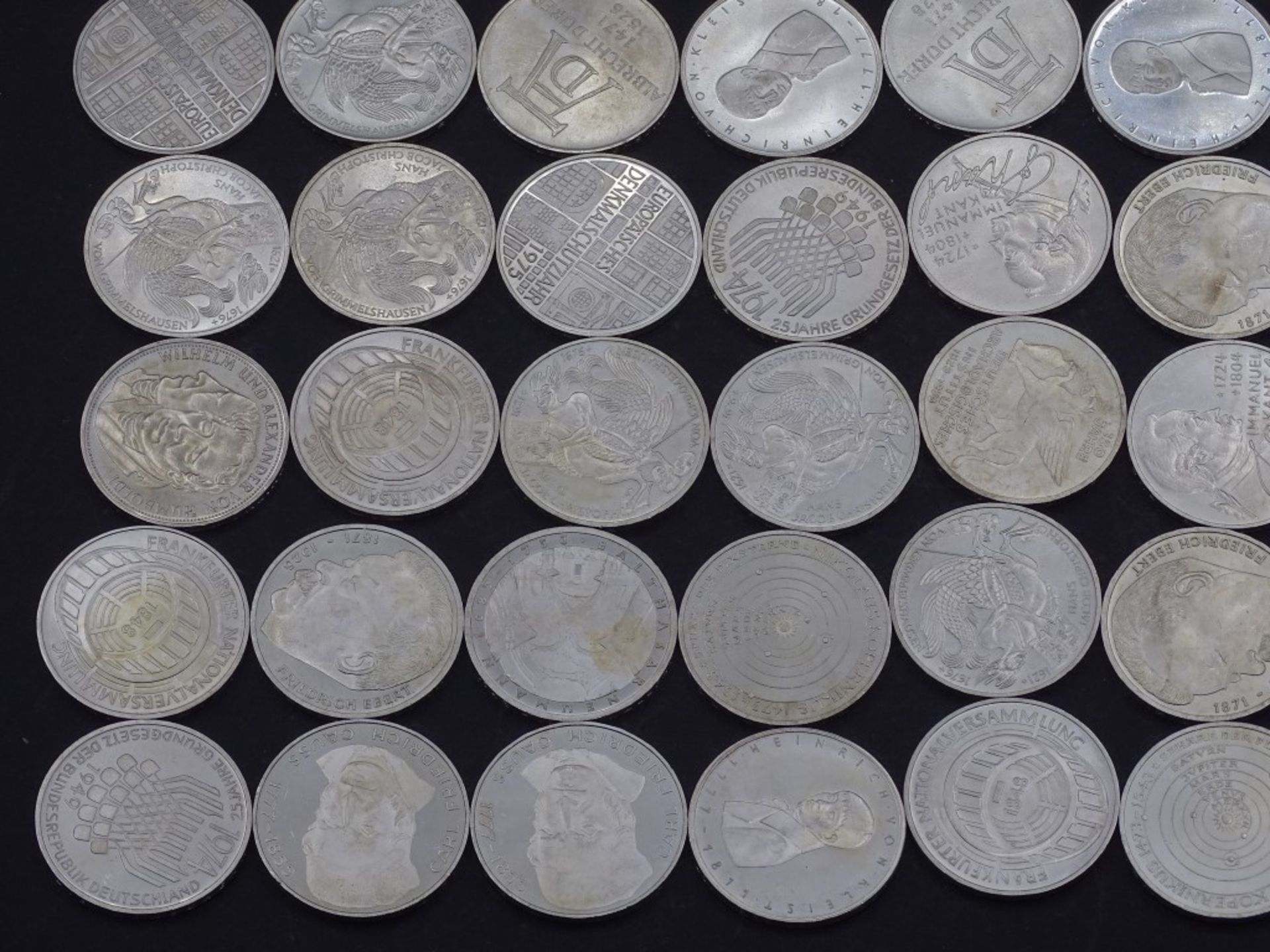 40x 5 DM Münzen,Silber,ges. 200 Deutsche Mar - Bild 3 aus 9