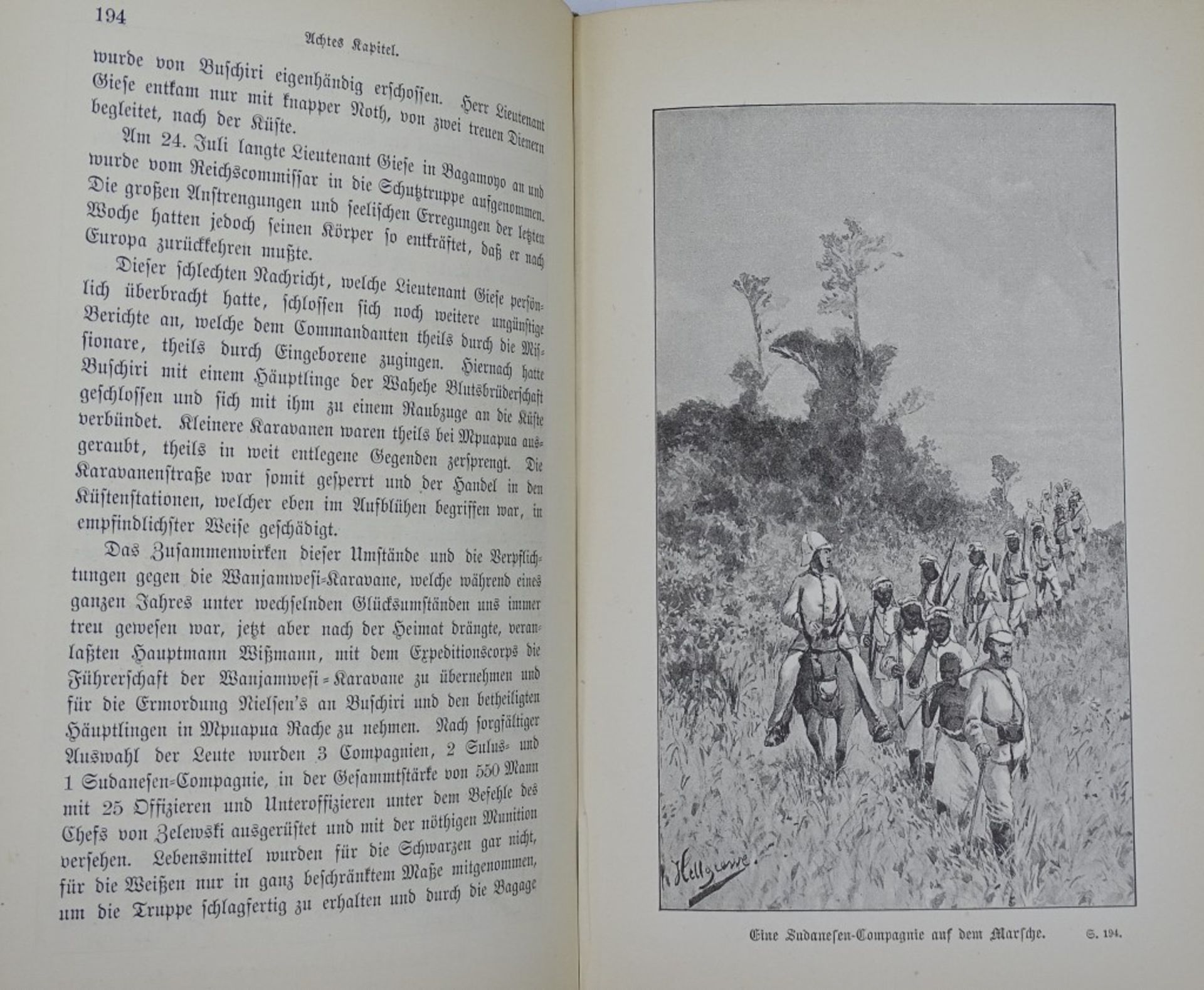 Kriegsbilder aus dem Araberaufstand in Deutsch-Ostafrika, Leipzig 1891, mit 21 Abbildungen und einer - Bild 6 aus 6