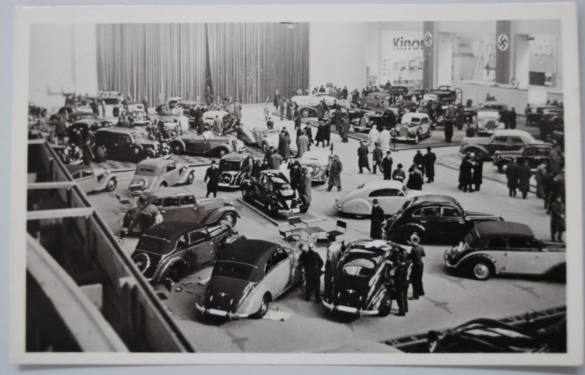 Postkarte "Internat. Auto-Ausstellung Berlin 1938" mit Sonderstempel