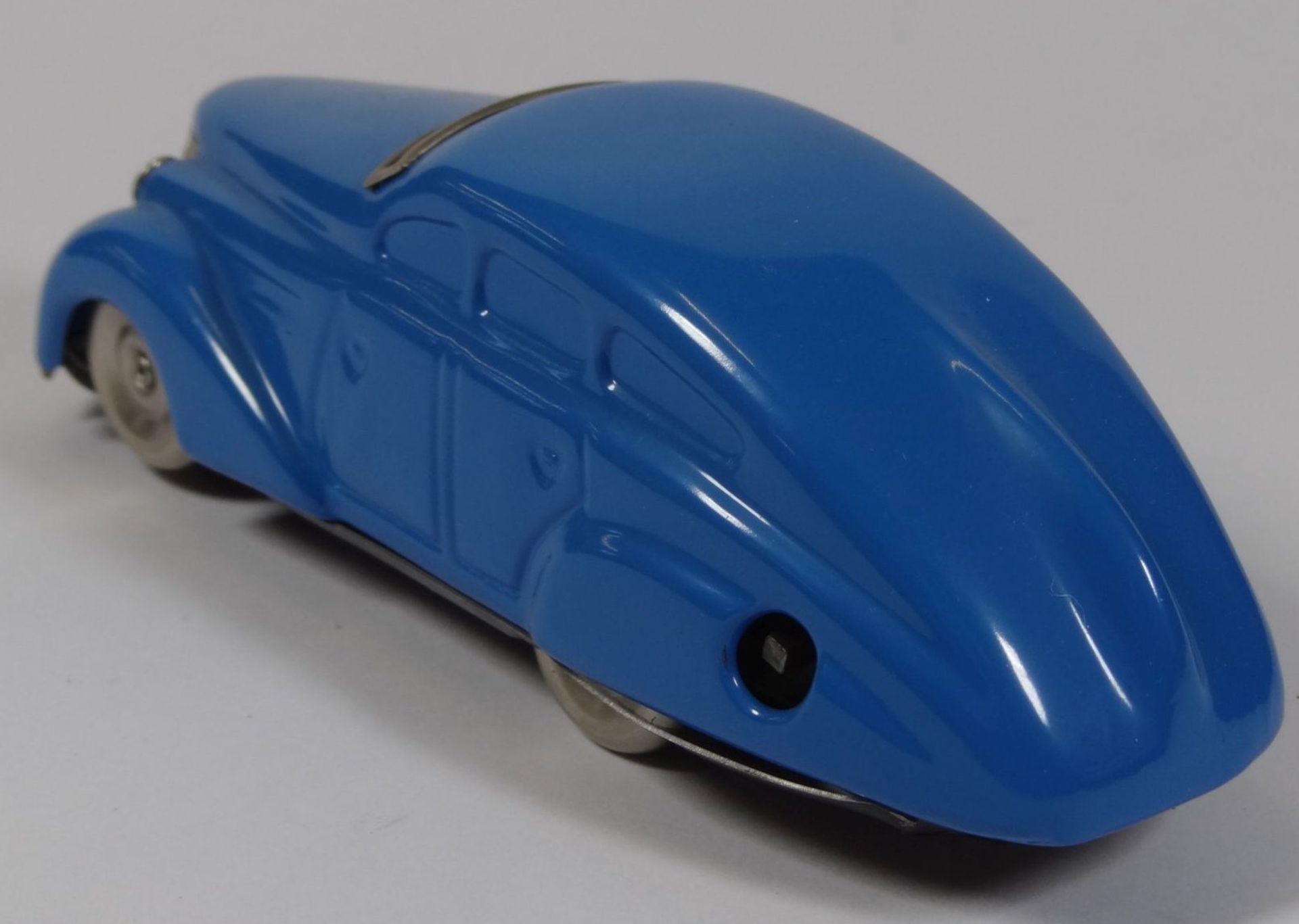 blaues Schuco Wende-Auto Nr. 1010, orig. Schlüssel, sehr guter Zustan - Bild 4 aus 5