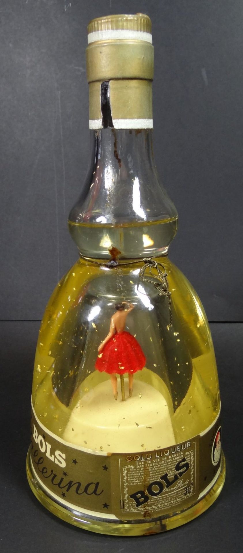 Bols Likör Flasche mit Ballerina und Spieluhr, orig. gefüllt, funktionstüchtig, gut erhalten, H-24 - Bild 3 aus 4