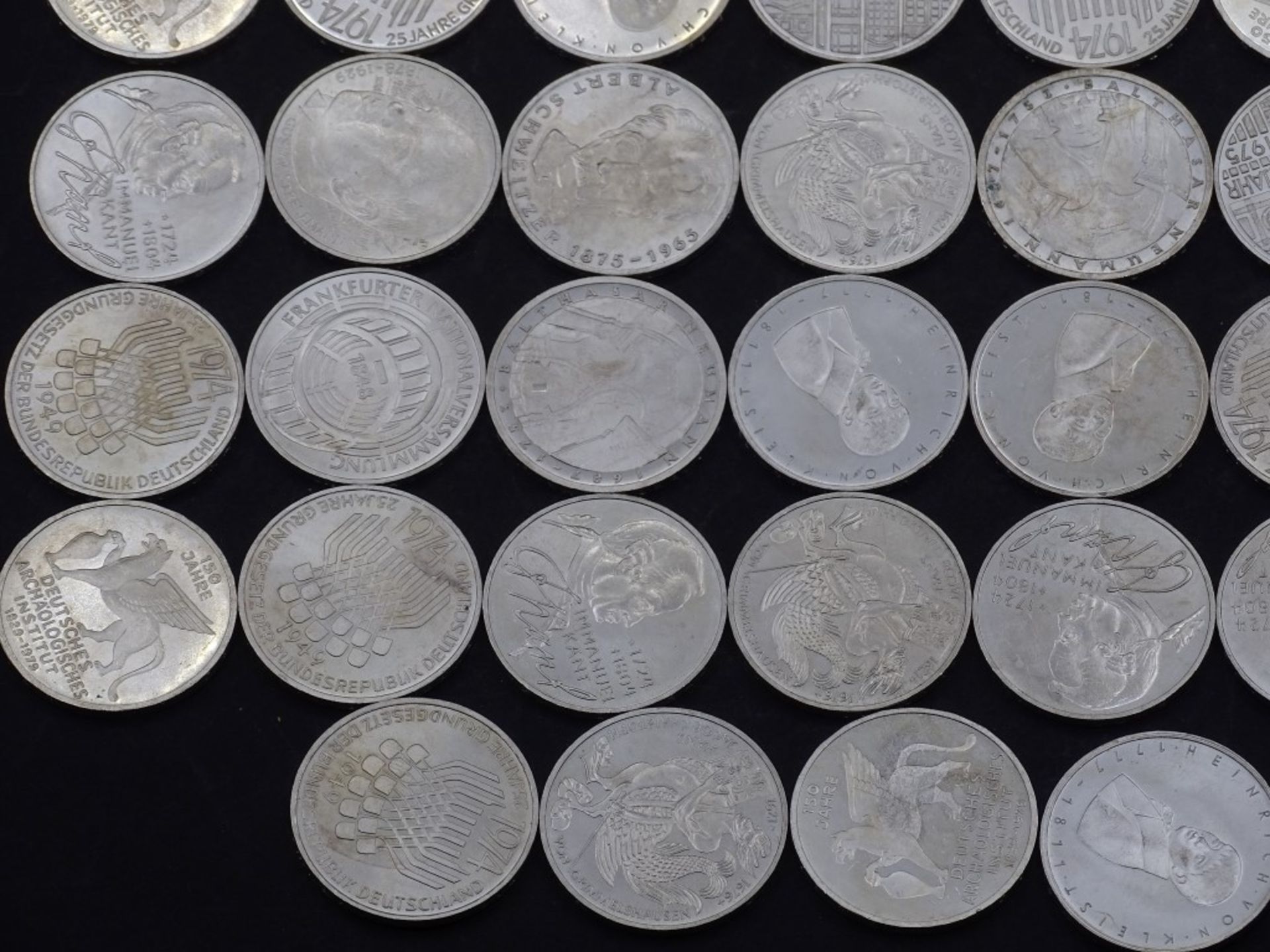 40x 5 DM Münzen,Silber,ges. 200 Deutsche Mar - Bild 10 aus 10