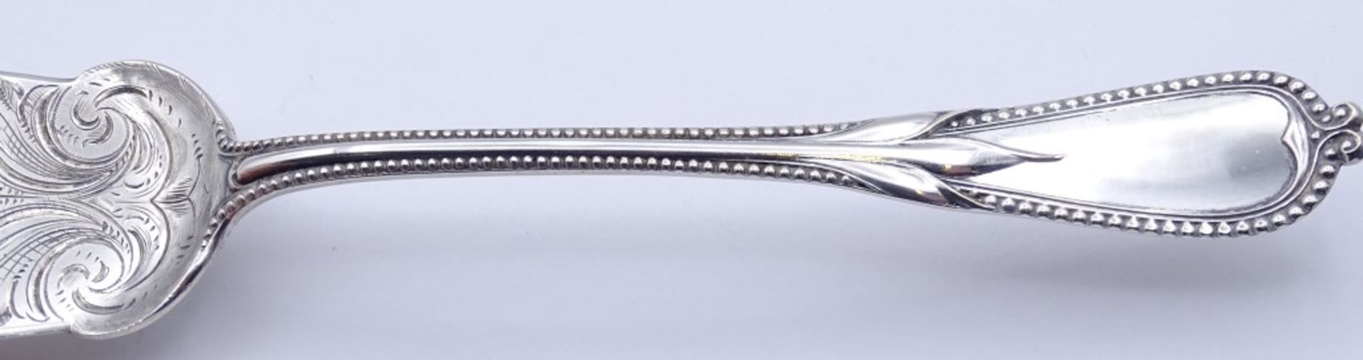 Jugendstil Fisch Vorlegebesteck,Copenhagen,Silber,guter Zustand,L- 24-31cm,ges.Gew. 243,75gr. - Bild 5 aus 6