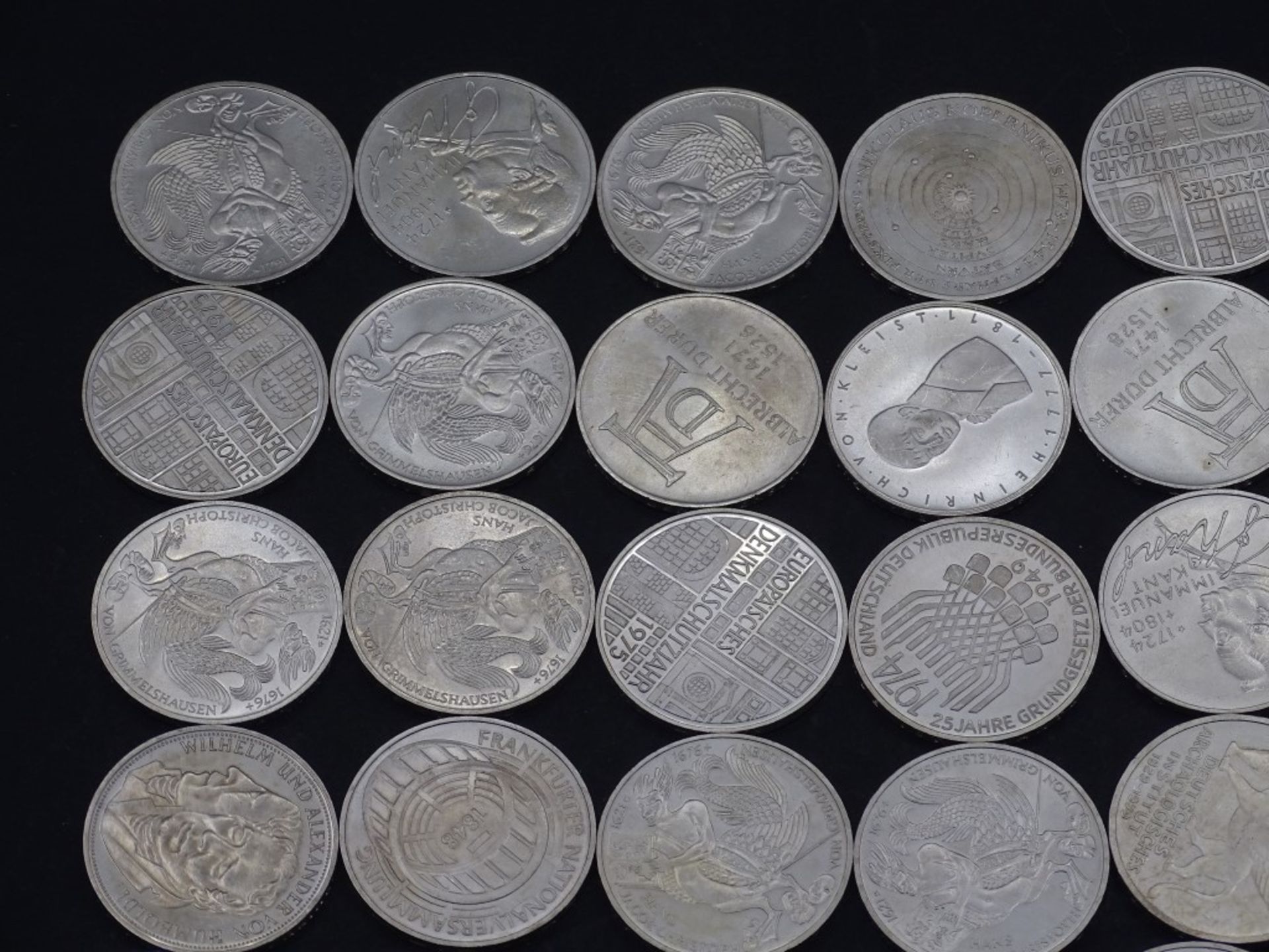 40x 5 DM Münzen,Silber,ges. 200 Deutsche Mar - Bild 9 aus 10