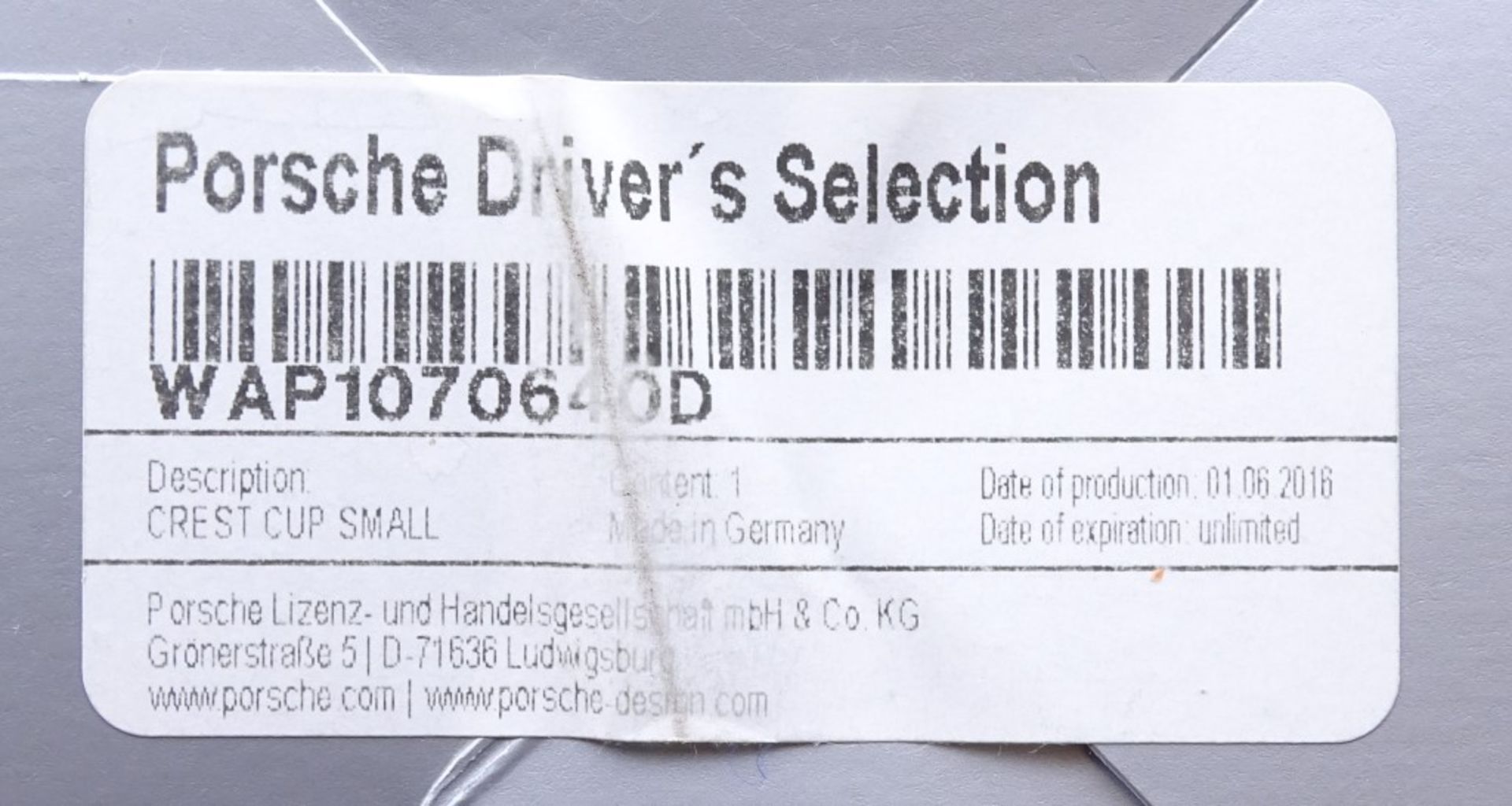 Kaffeebecher "Porsche",OVP,unbenutzt,Porsche Driver´s Selectio - Bild 4 aus 4