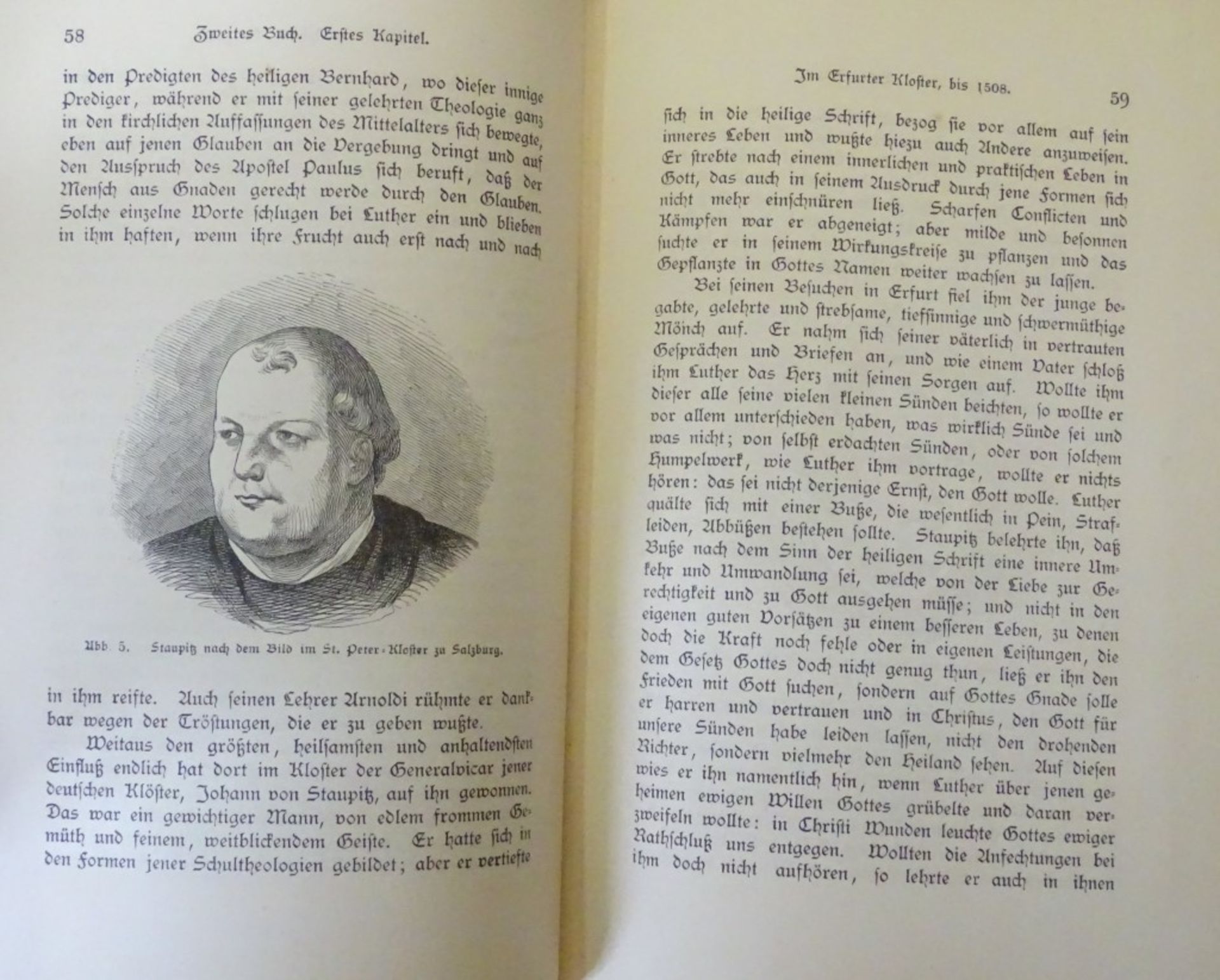 2x "Luther´s Leben",Julius Köstlin,Leipzig 1888,mit Goldschni - Bild 5 aus 6