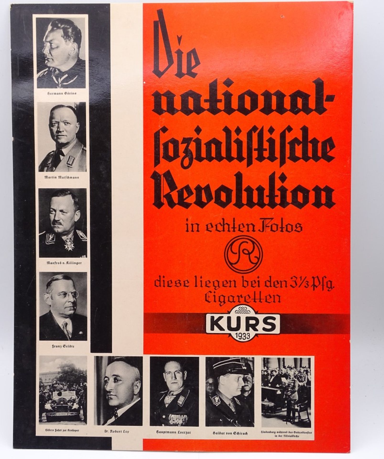 Pappaufsteller "Die nationalsozialistische Revolution "