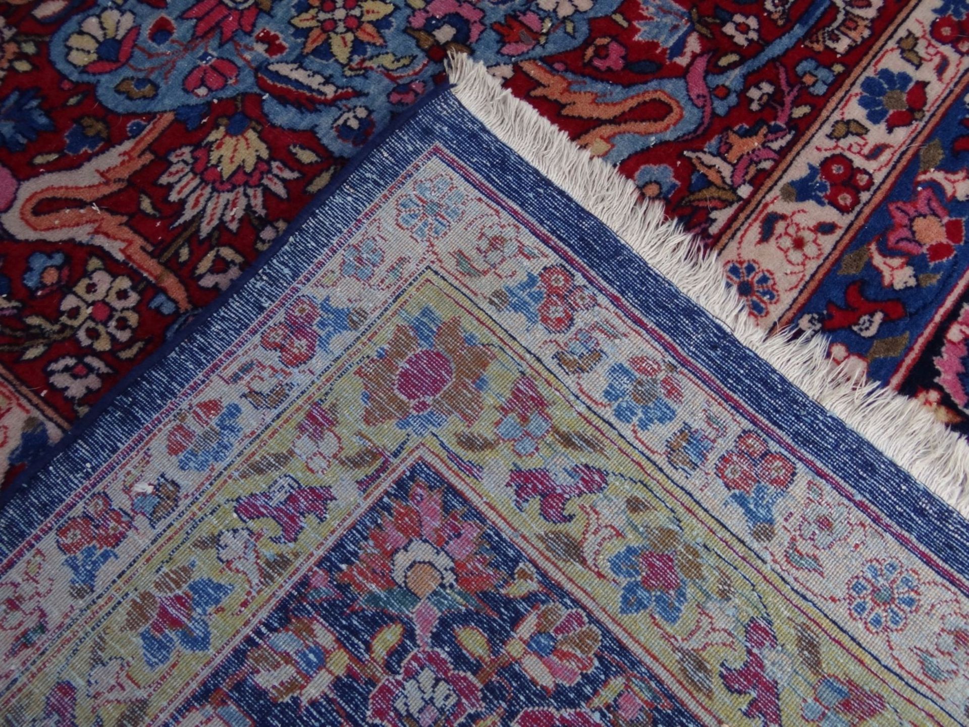 grosser Orient-Teppich, 408x320 cm, gut erhalten mit leichten Gebrauchsspuren - Bild 7 aus 7