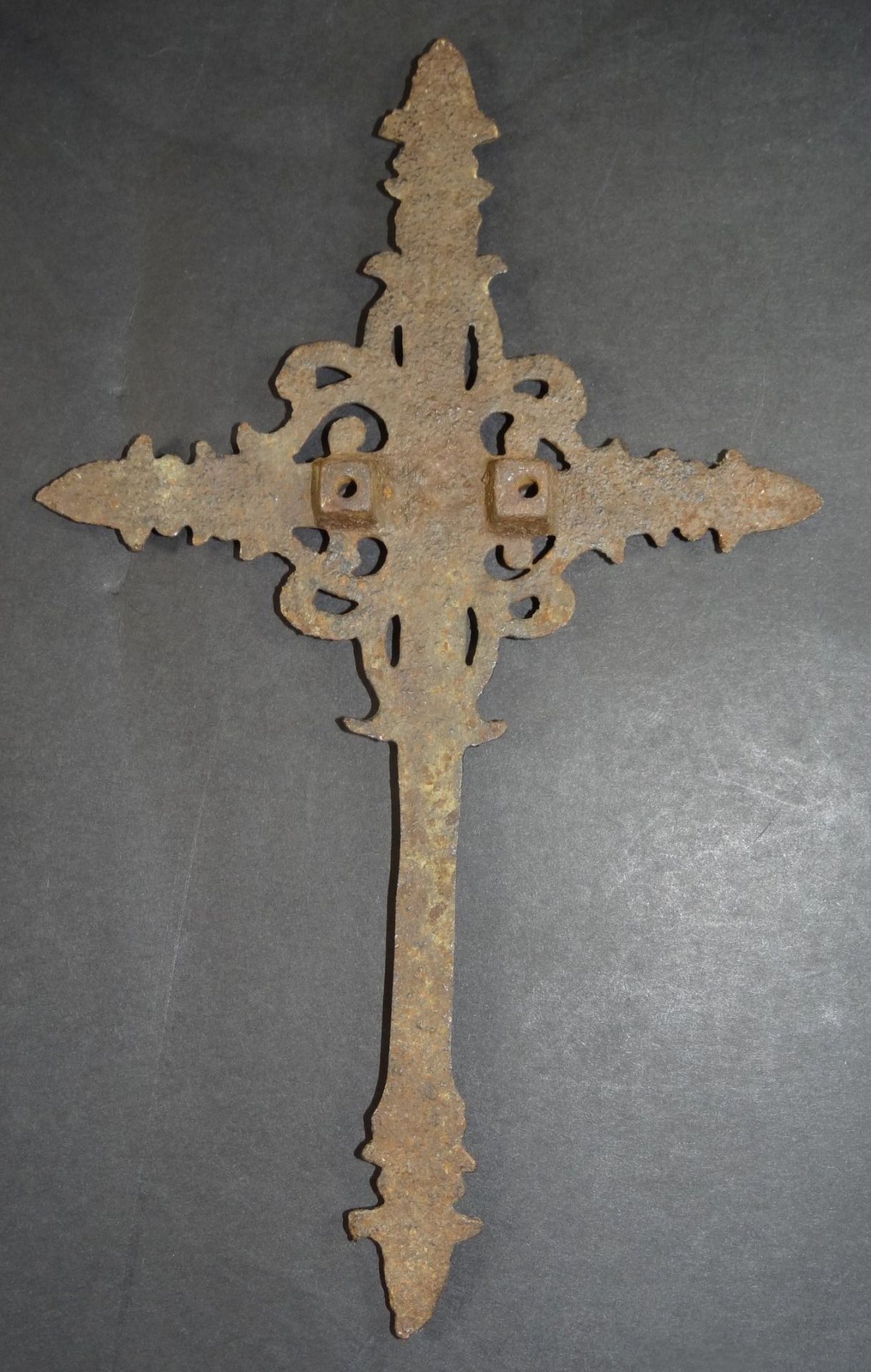 altes kleines Eisenkreuz, Handarbeit, 21x13 cm - Bild 2 aus 2