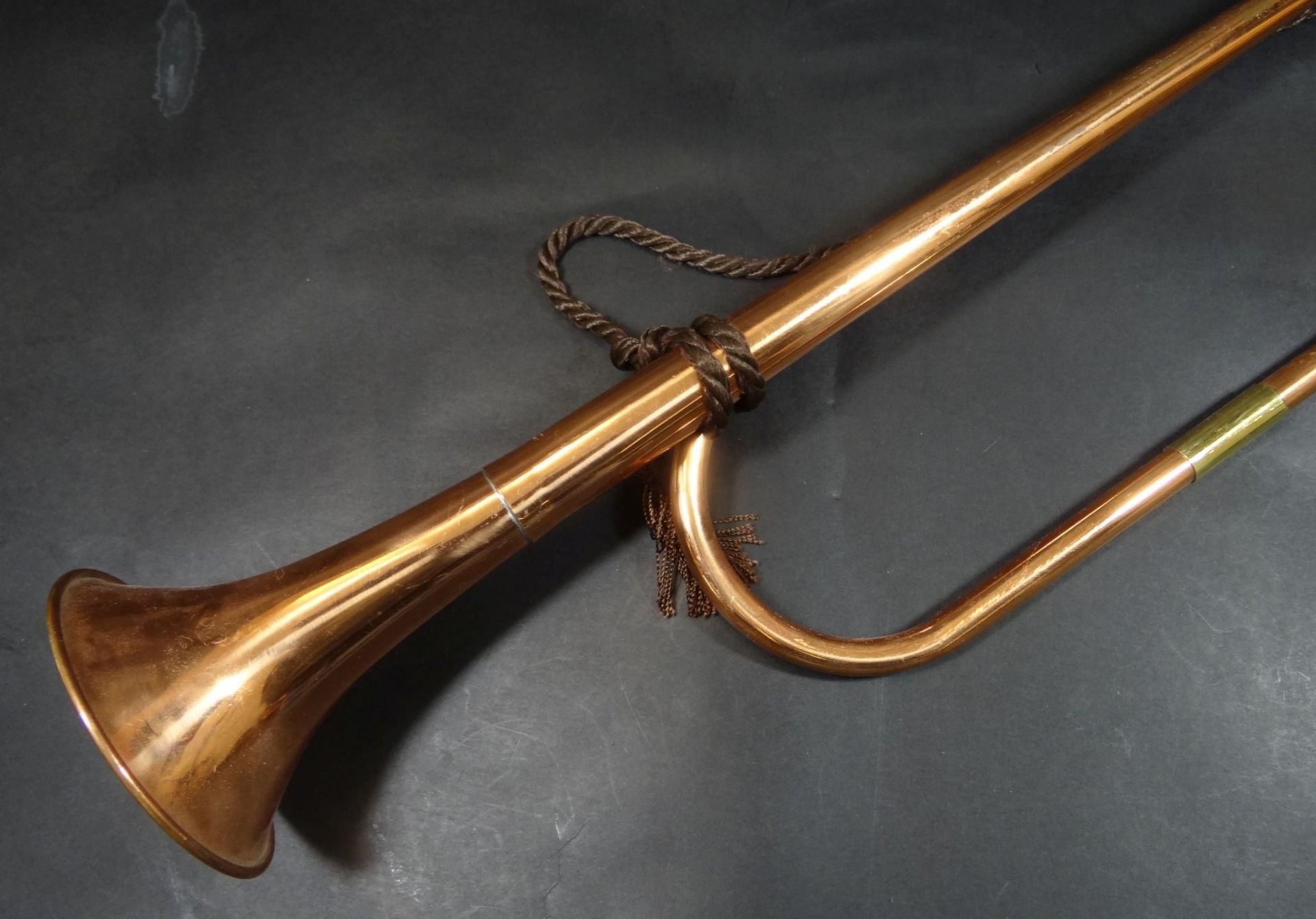 Kupfer-Fanfare, L-80 cm - Bild 2 aus 6