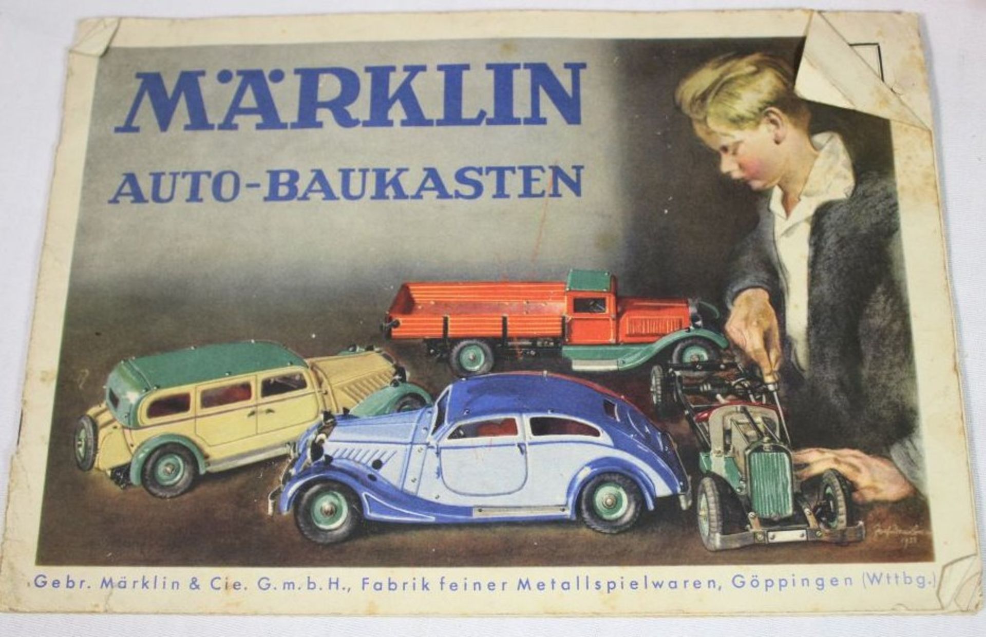 Märklin-Autobaukasten, Vollständigkeit nicht geprüft, Anleitung anbe - Bild 5 aus 5