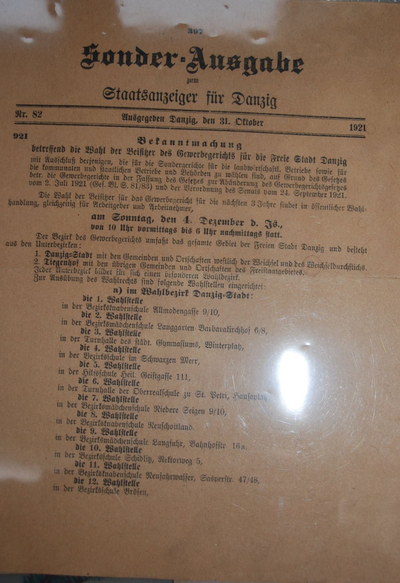 Lot Zeitschriften etc. alle Danzig betreffend, vom Danziger Dampfboot von 1843 bis ca. 1930, 12 - Bild 5 aus 9
