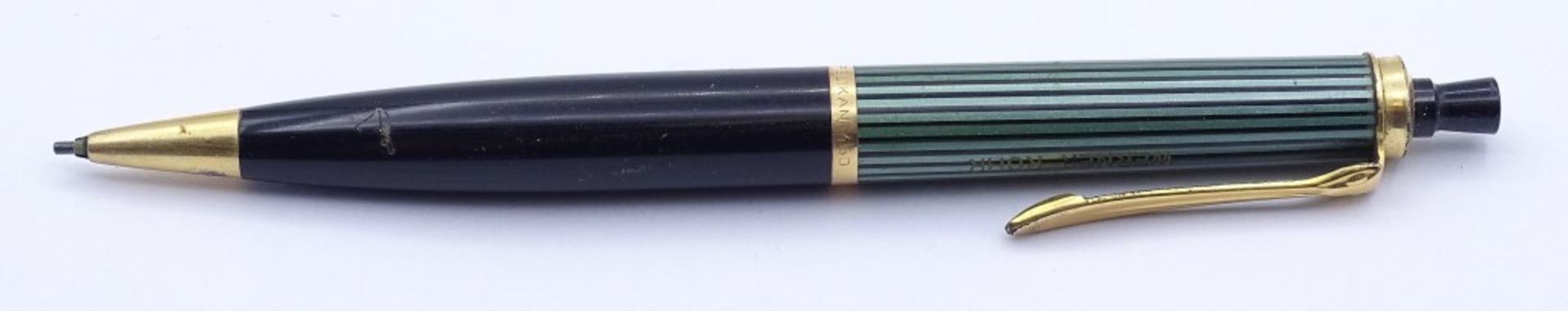 Schreibset "Pelikan" bestehend aus Füller u. Druckbleistift No. 400 & 450.Goldfeder 585/000, - Bild 5 aus 8