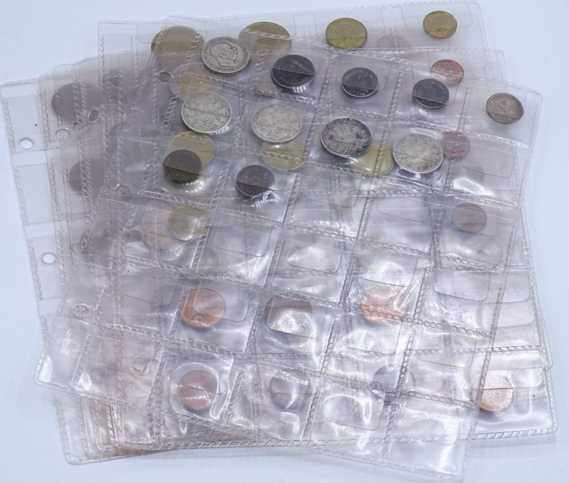 Konvolut Münzen,Kronen,Pfennige,Euro,Mark,Zloty etc