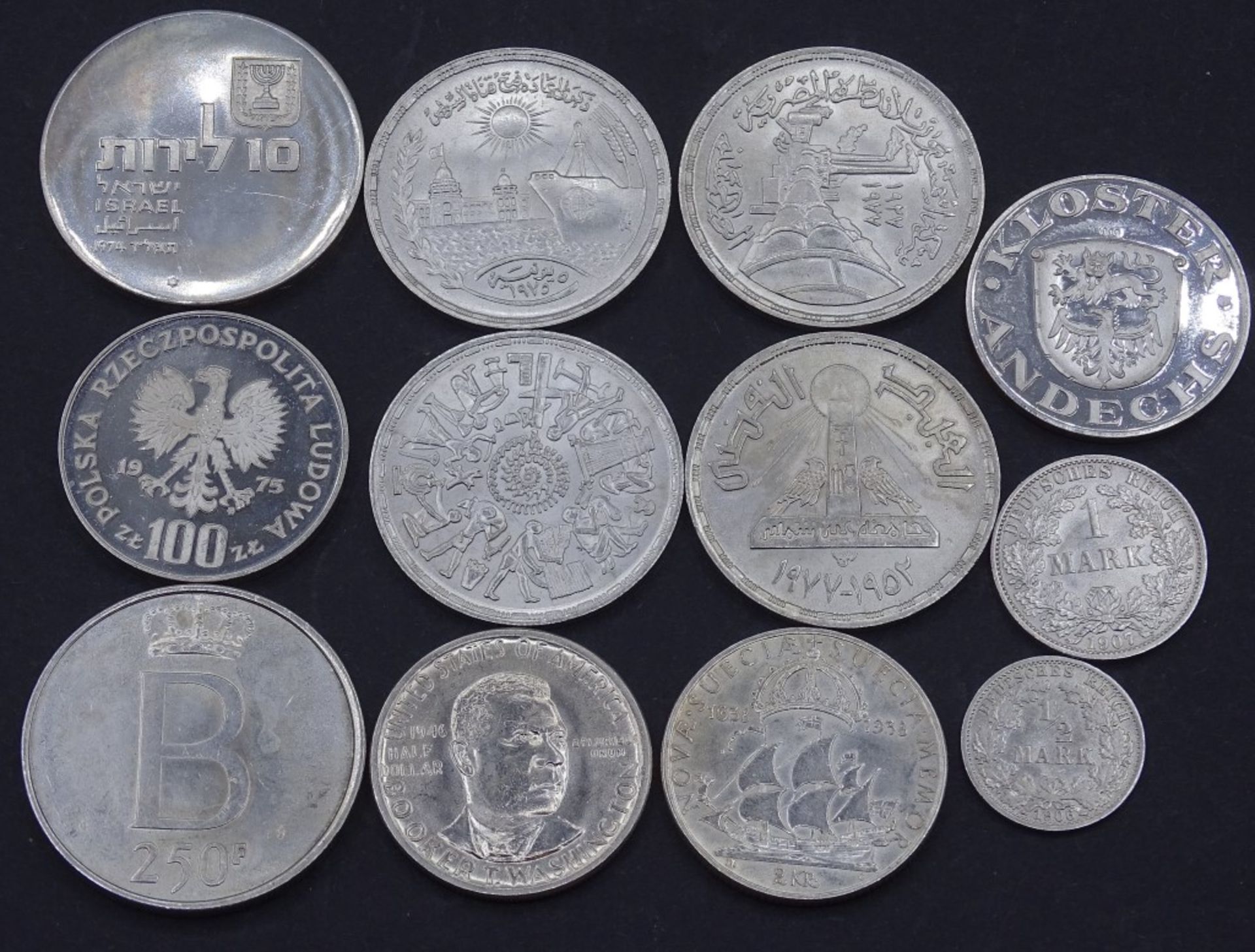 Konvolut div. Silber Münzen / Medaillen, ges.Gew. 177,4gr