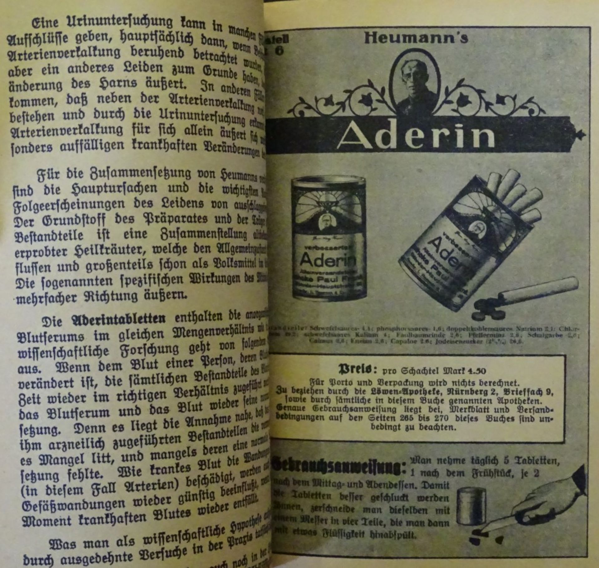 Pfarrer Heumanns "Heilmittel",42.Auflage, 1917 - Bild 4 aus 7