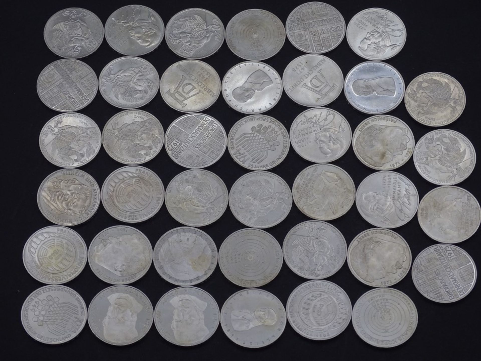 40x 5 DM Münzen,Silber,ges. 200 Deutsche Mar - Bild 8 aus 10