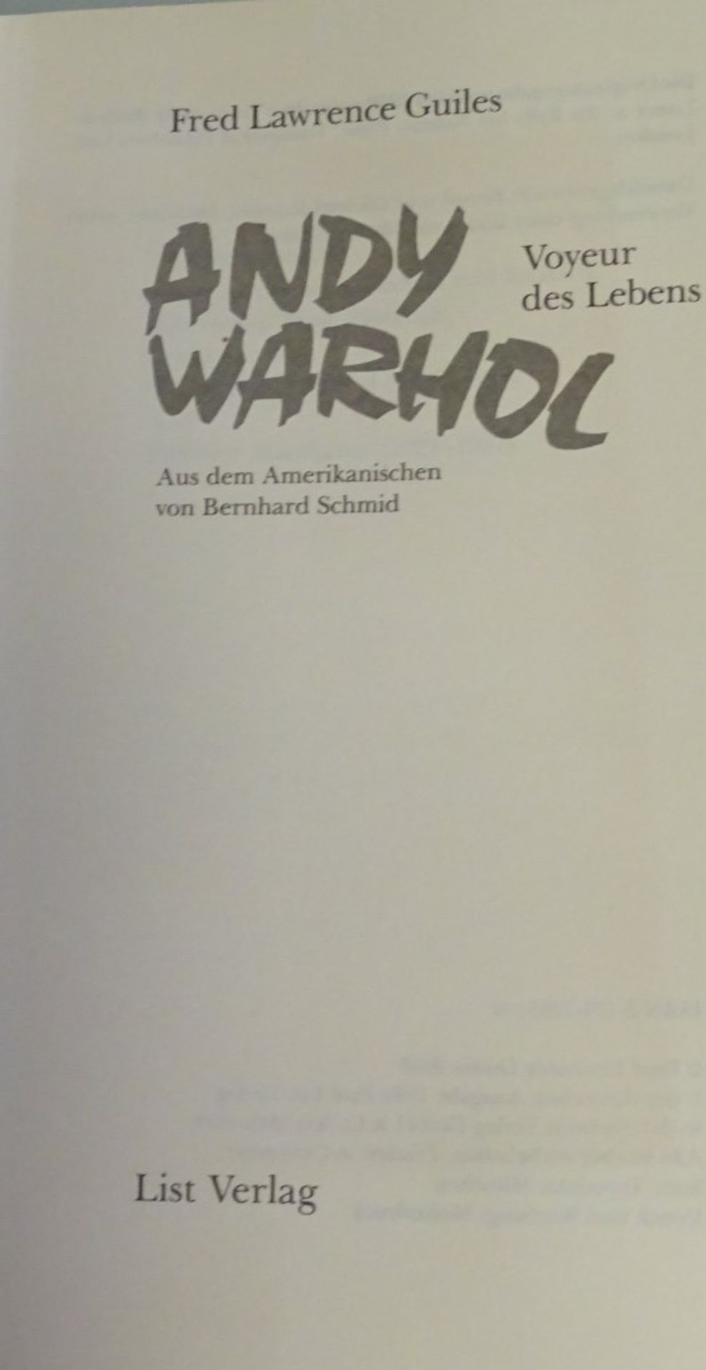 KonvolutKunst Bücher von Edward Hopper,Bilder und Fotografien,Andy Warhol,Christo,Kühl expl.125/ - Bild 7 aus 10