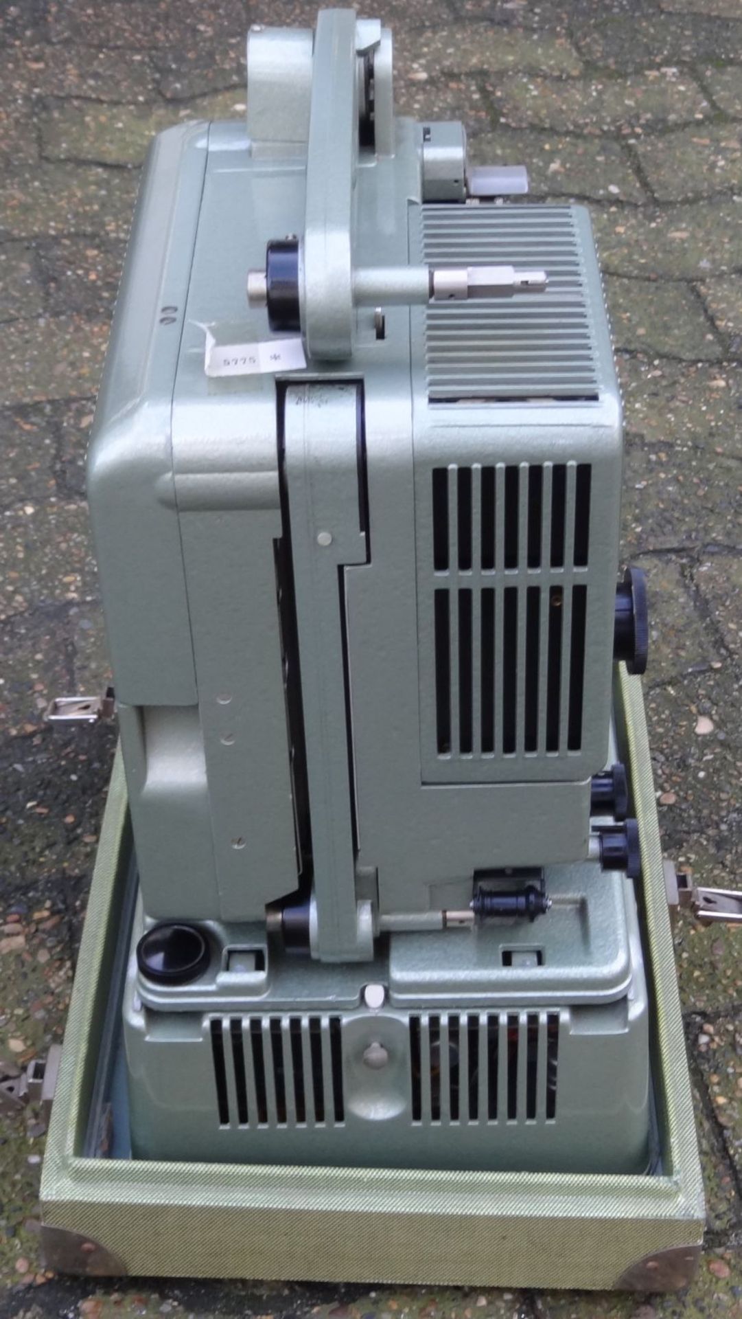 grosser Tonfilm-Projektor "Siemens" in Koffer, H-50 cm, 28x42 cm, 26 kg. - Bild 6 aus 10