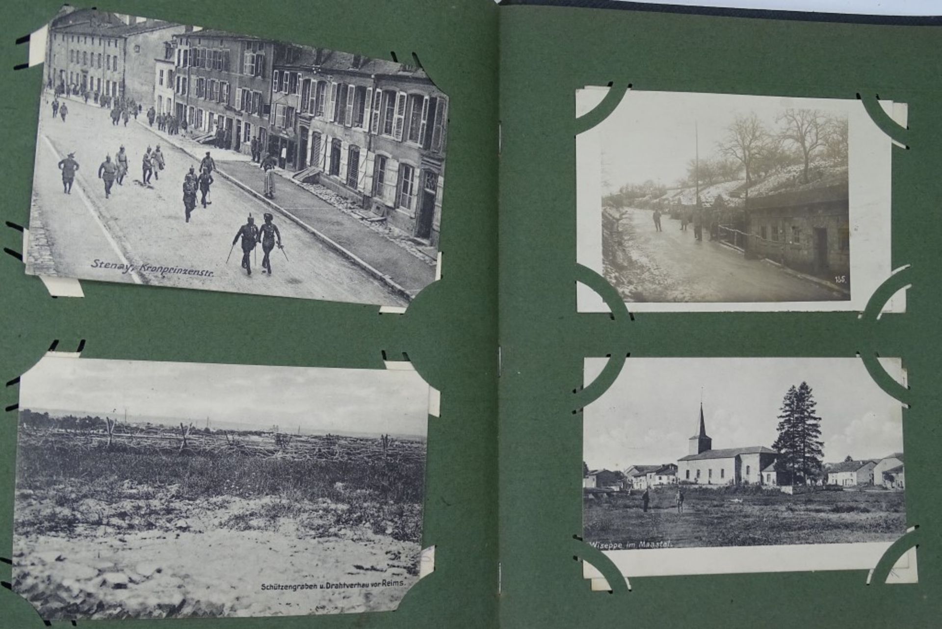 gut gefülltes Postkarten Album,gemischt,1.WK und Stadtansichten,überwiegend gelaufen,ca.297 Stück - Bild 8 aus 10