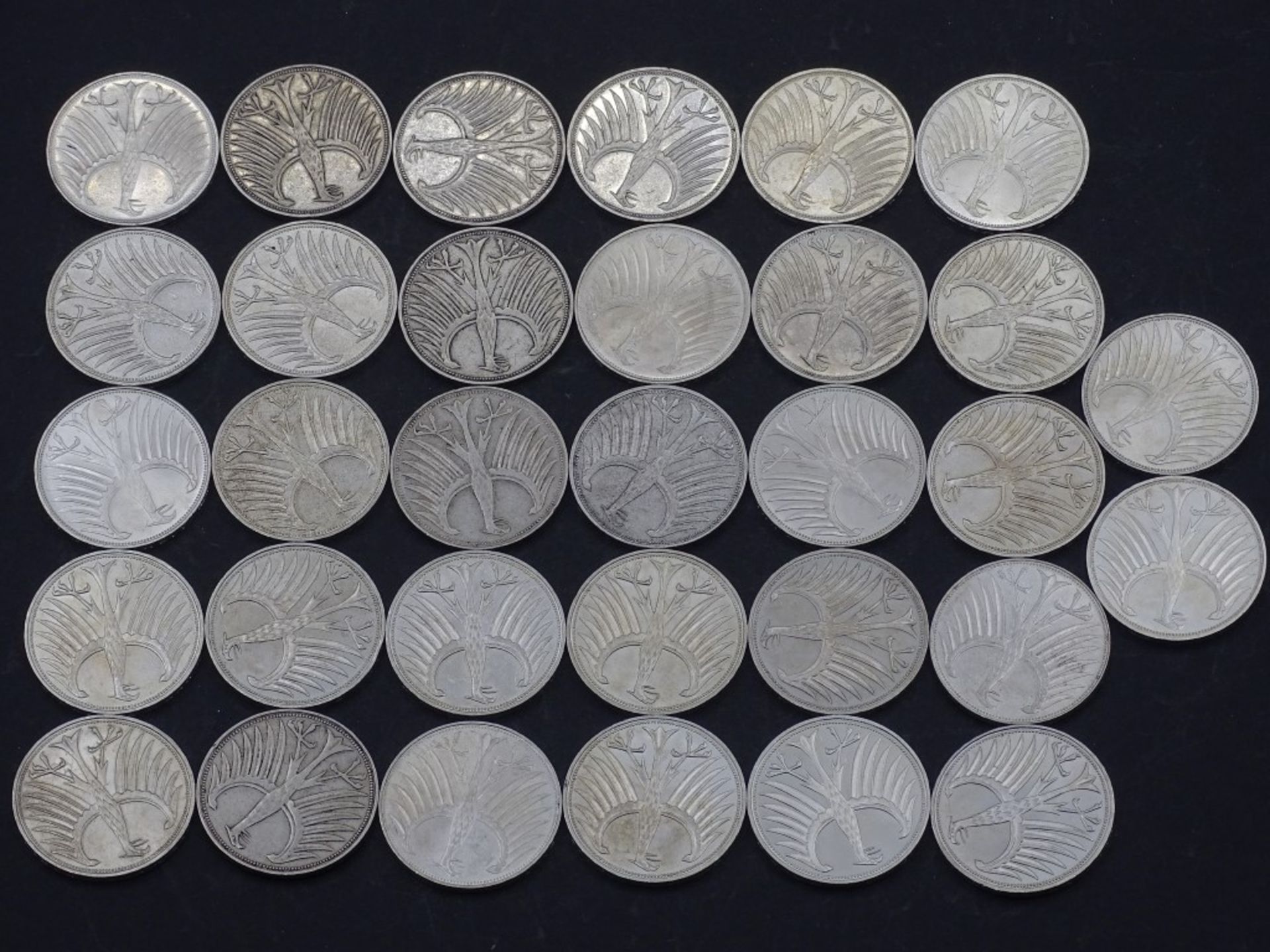 32x 5 DM Münzen,Silber,rück.Adler,ges. 160 Deutsche Ma - Bild 6 aus 6